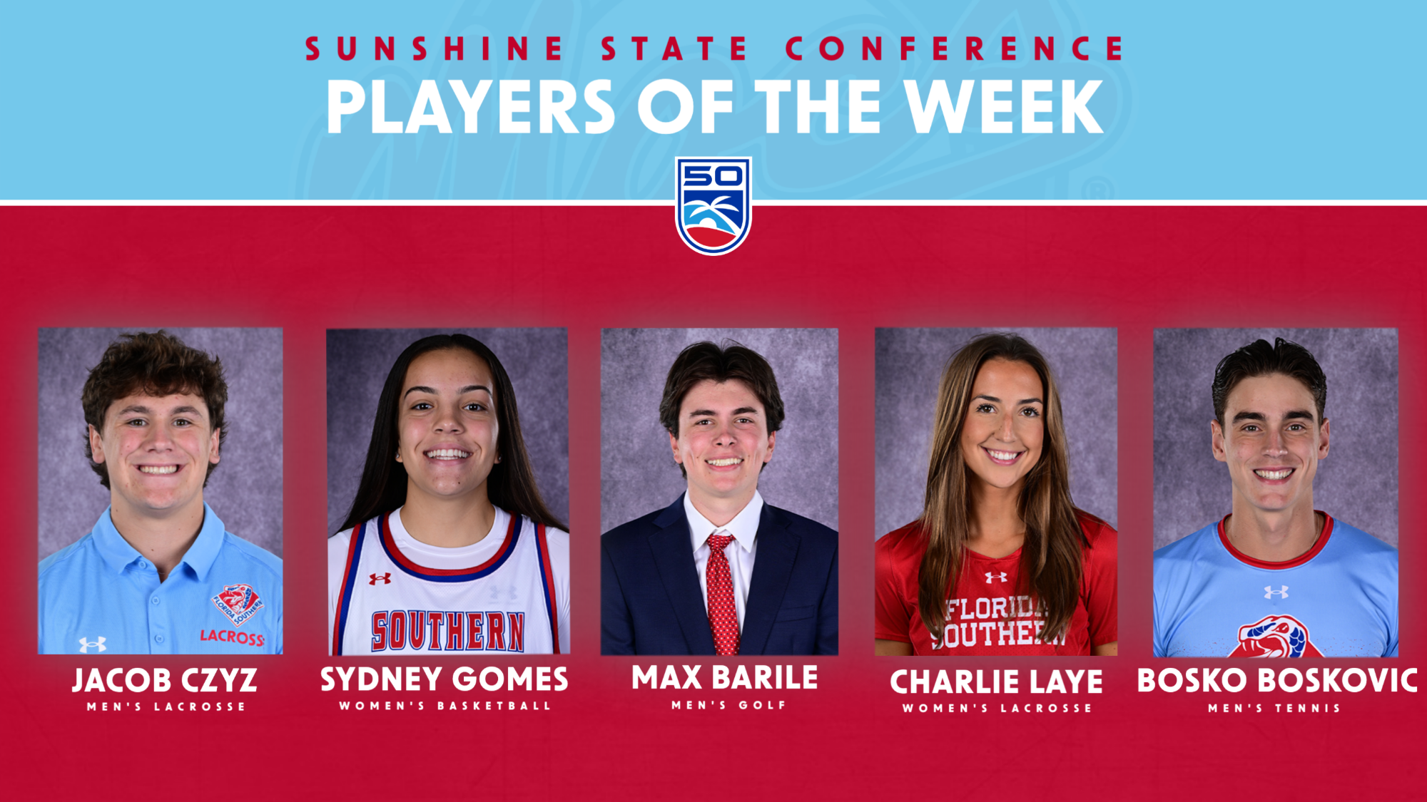 Sunshine State Conference Players of the Week 2.23.26