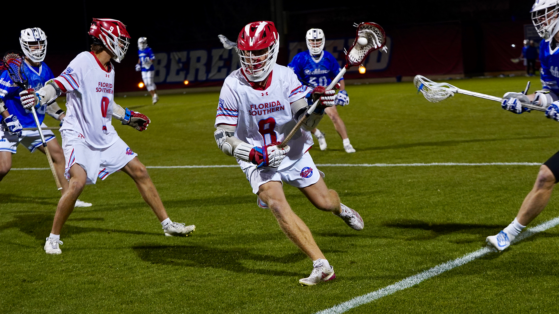 Maddux Walton controls the ball versus Rockhurst