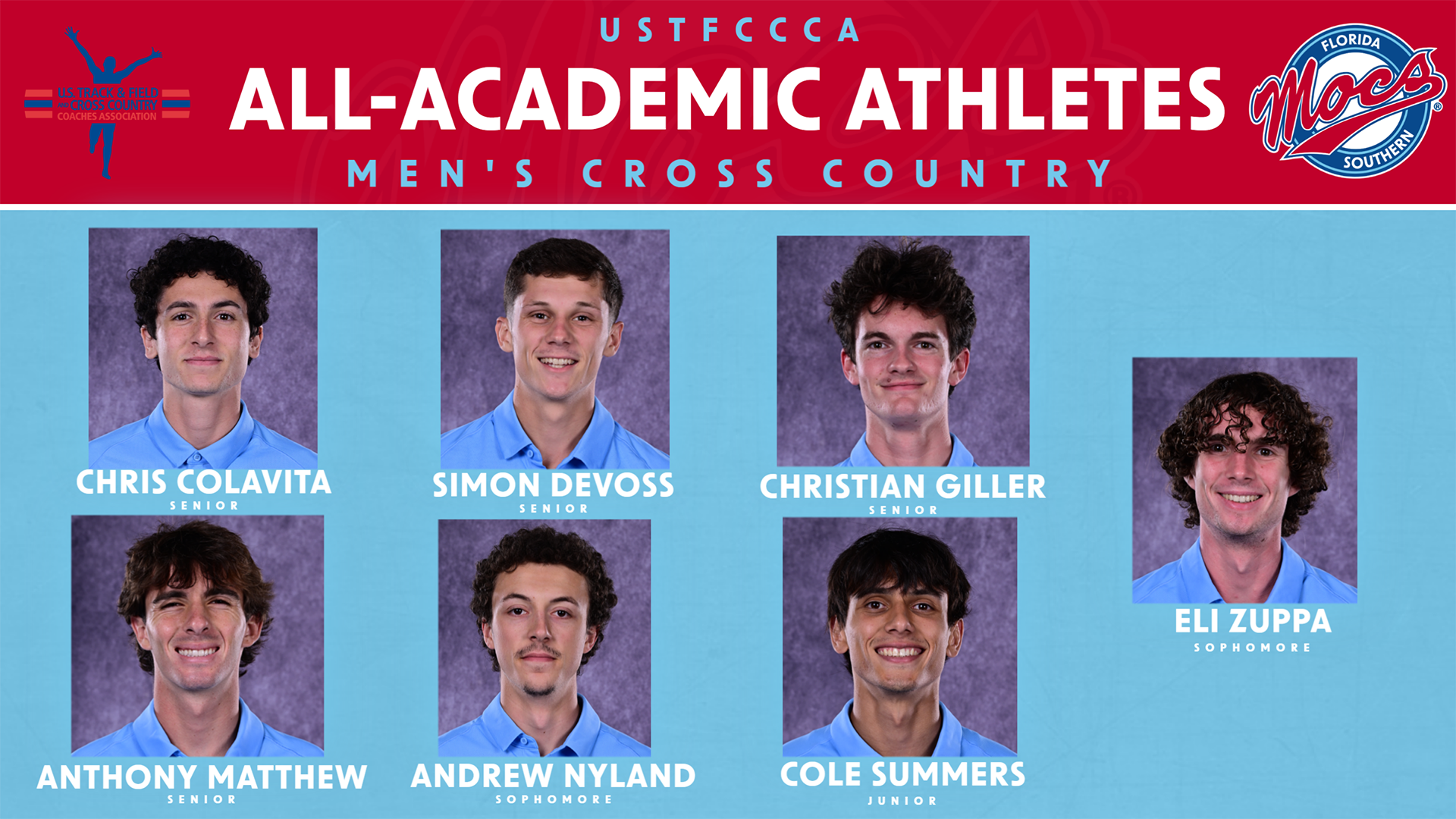 USTFCCCA All-Academic Athletes Graphic