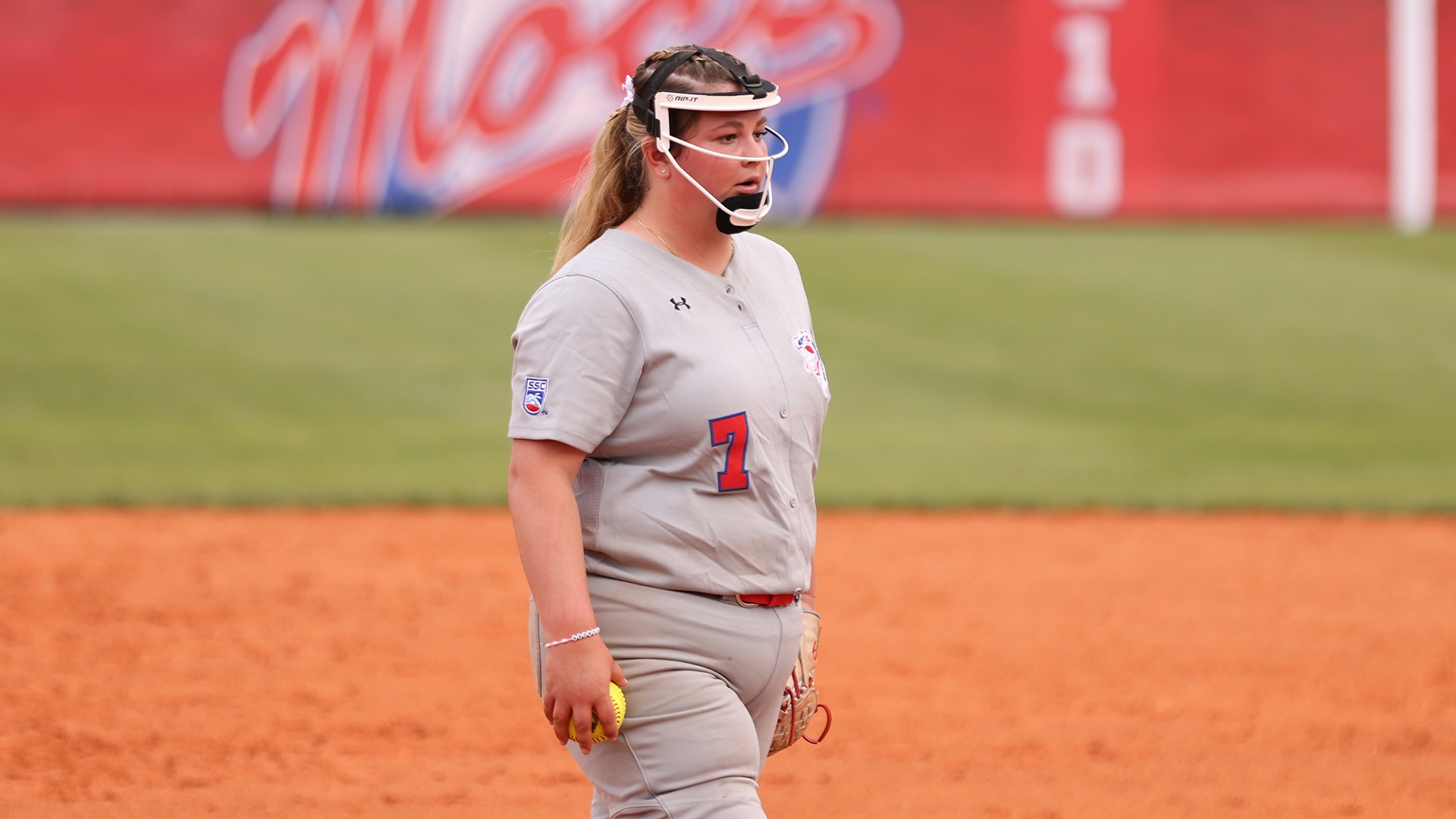 Ella Torres before she pitches