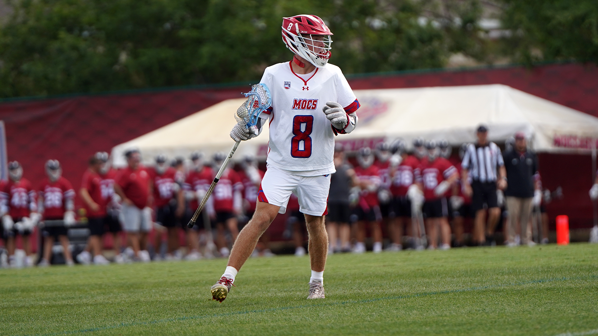 Maddux Walton carries the ball versus Florida Tech
