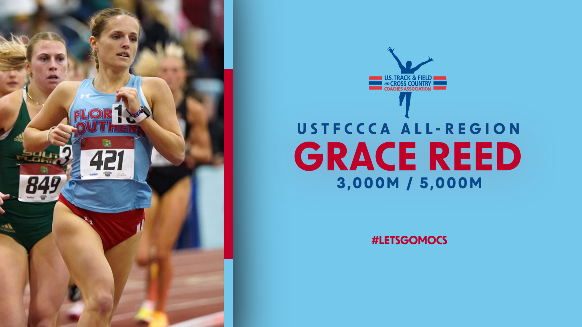 Grace Reed USTFCCCA All-Region Graphic