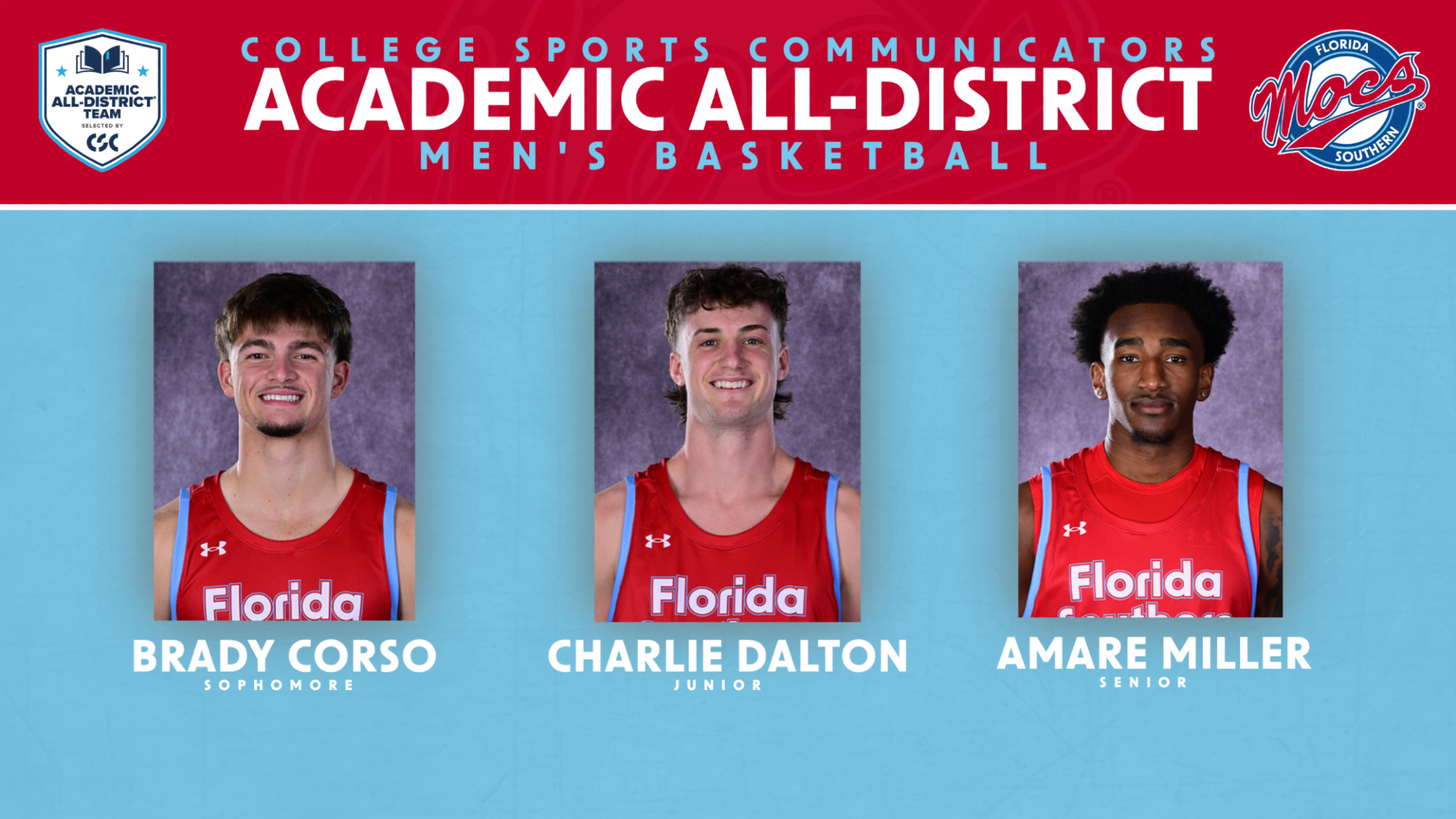 2025-26 MBB CSC Academic All District