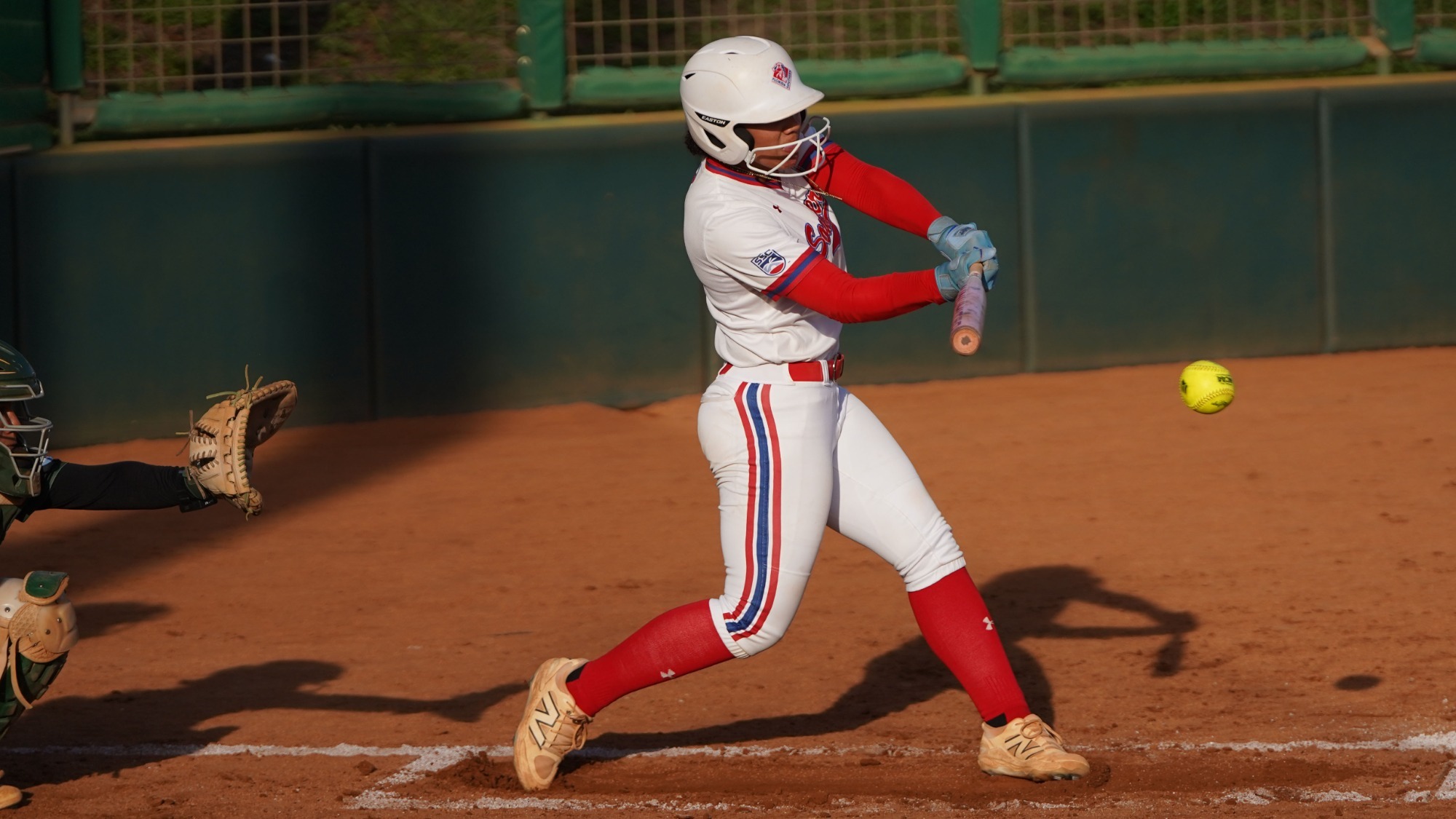 Nei Nei De Jesus Batting at St Leo
