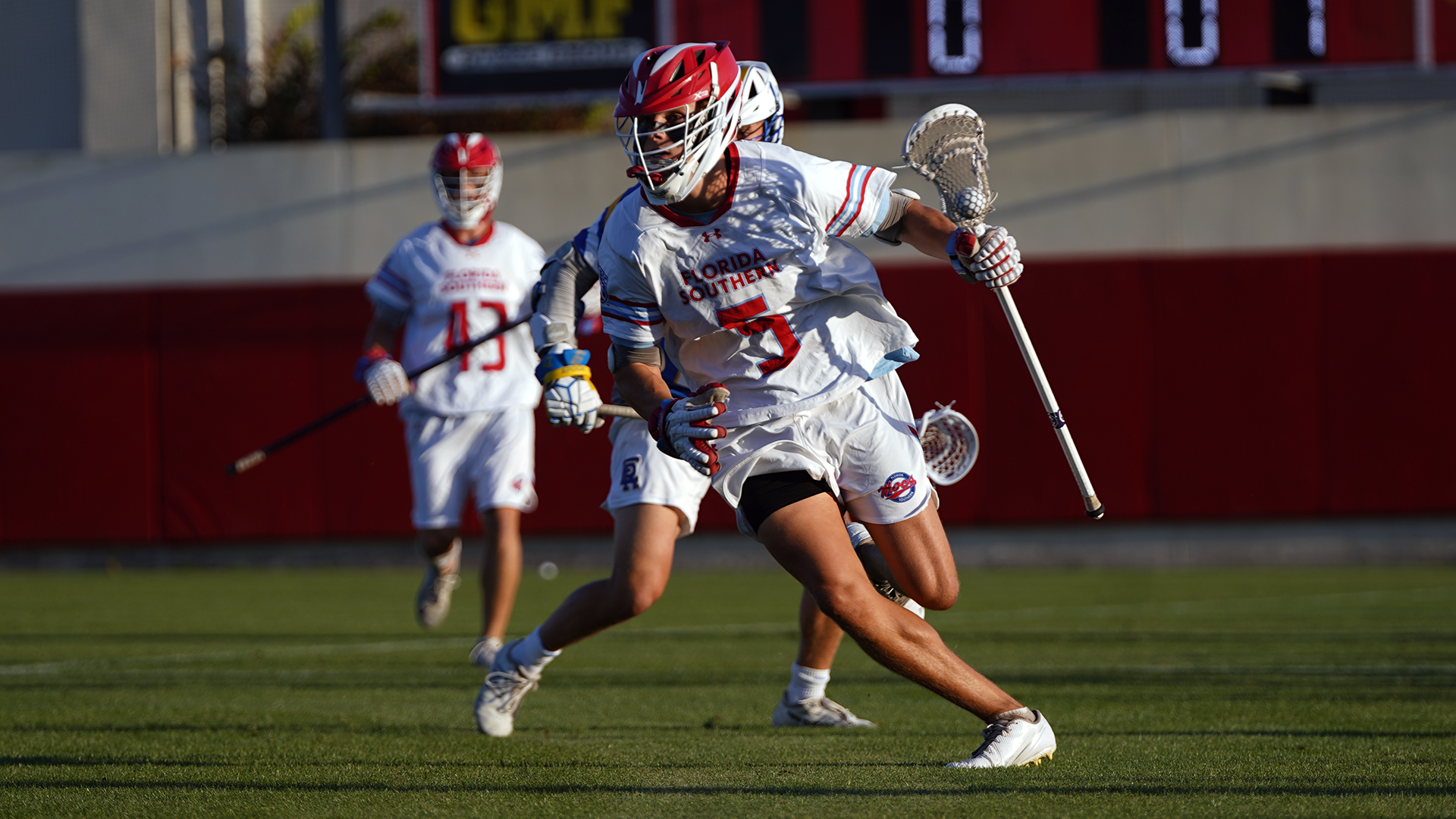 Jack Epley moves the ball down the field versus Embry-Riddle