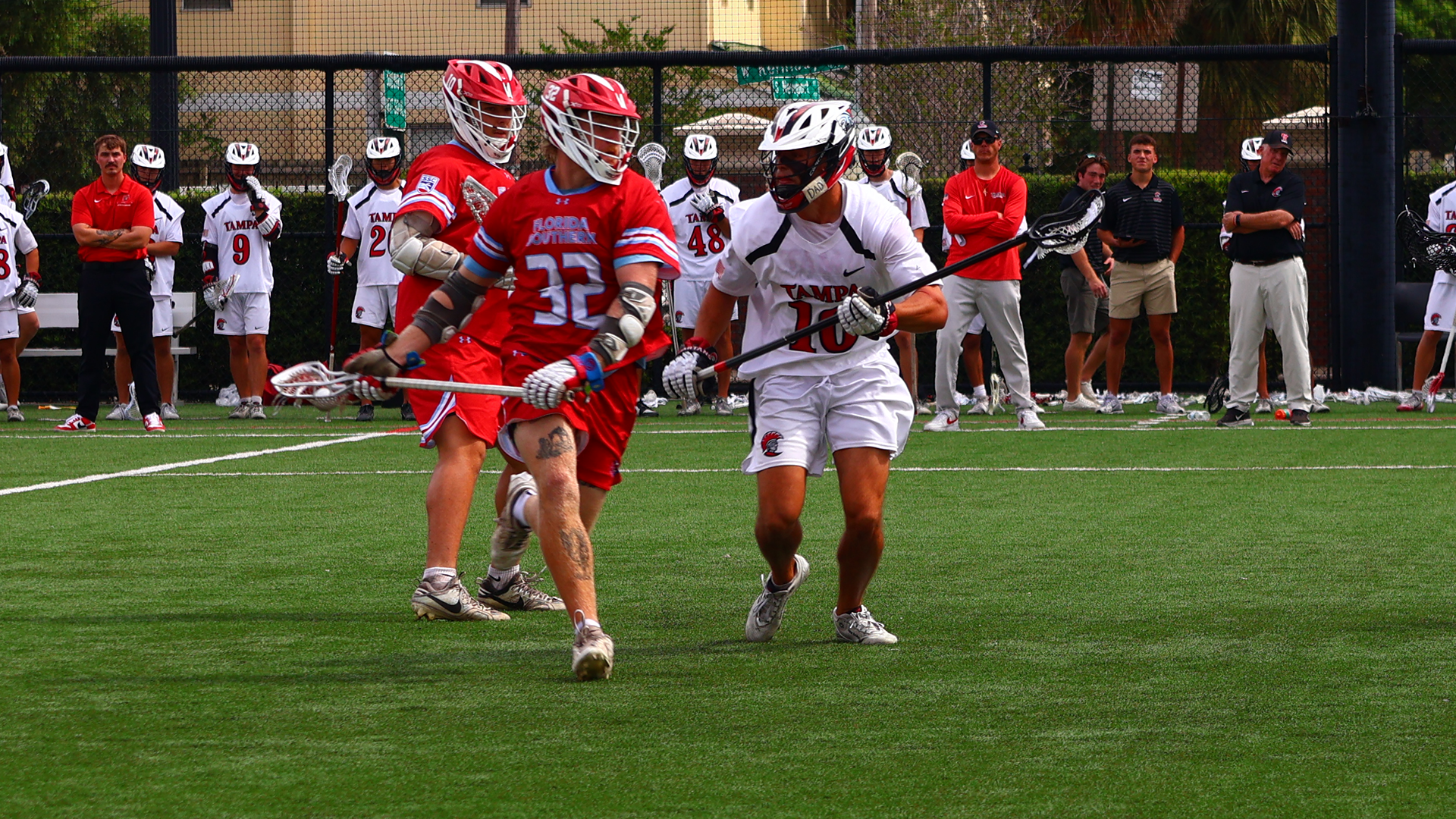 Elijah Terry winds up for a shot at Tampa