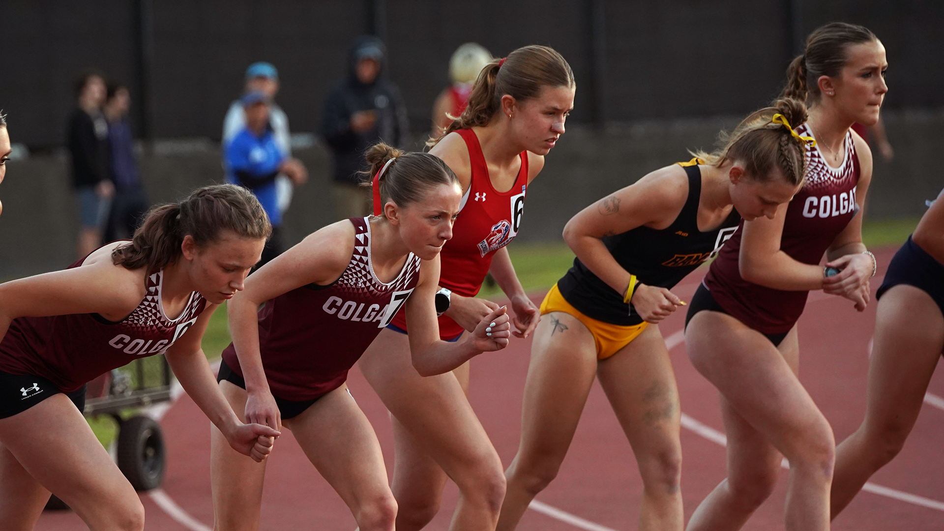 Caitlin Beery prepares to race at UCF