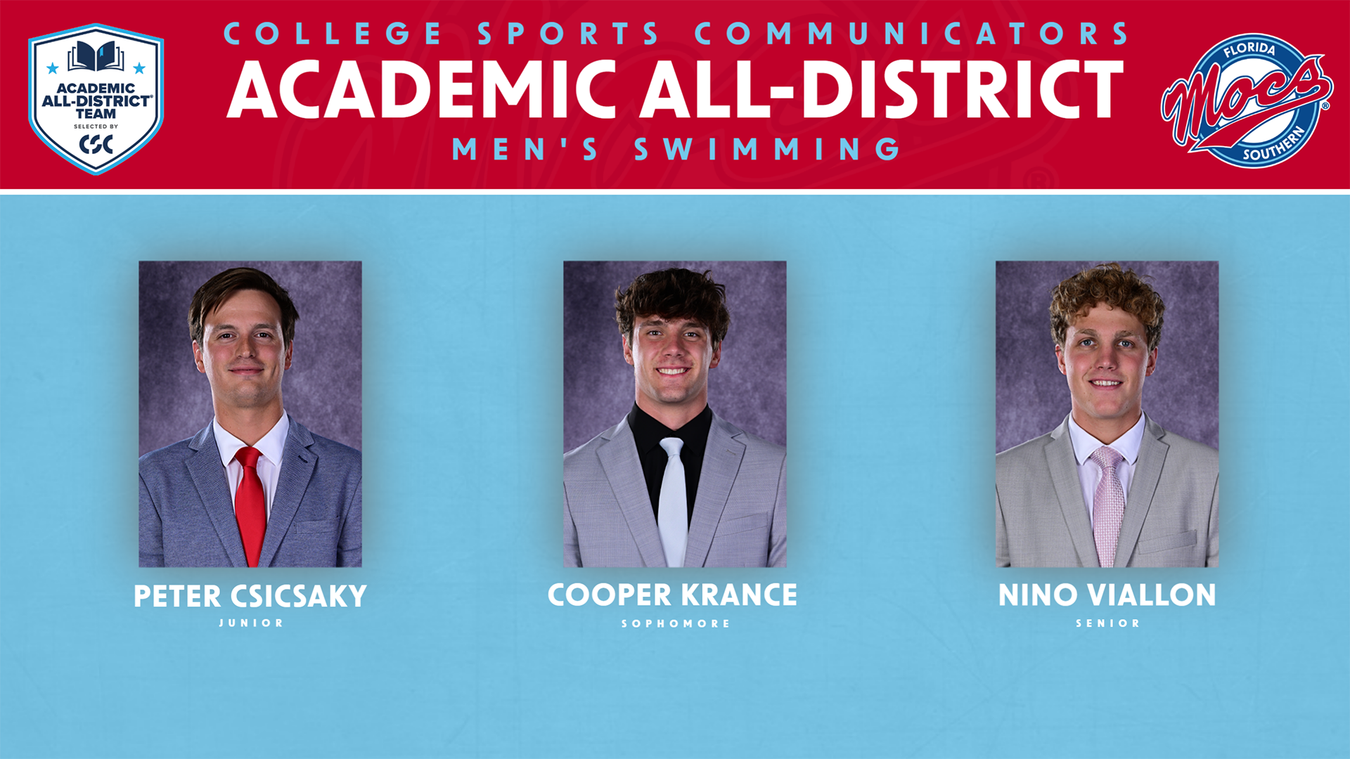 Academic All District MSWIM 2026