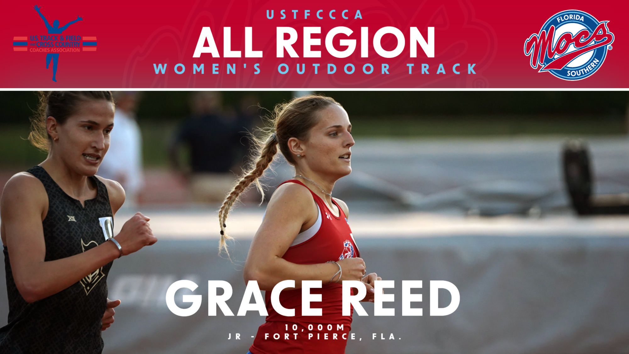 USTFCCCA All-Region Award for Grace Reed in the 10,000m