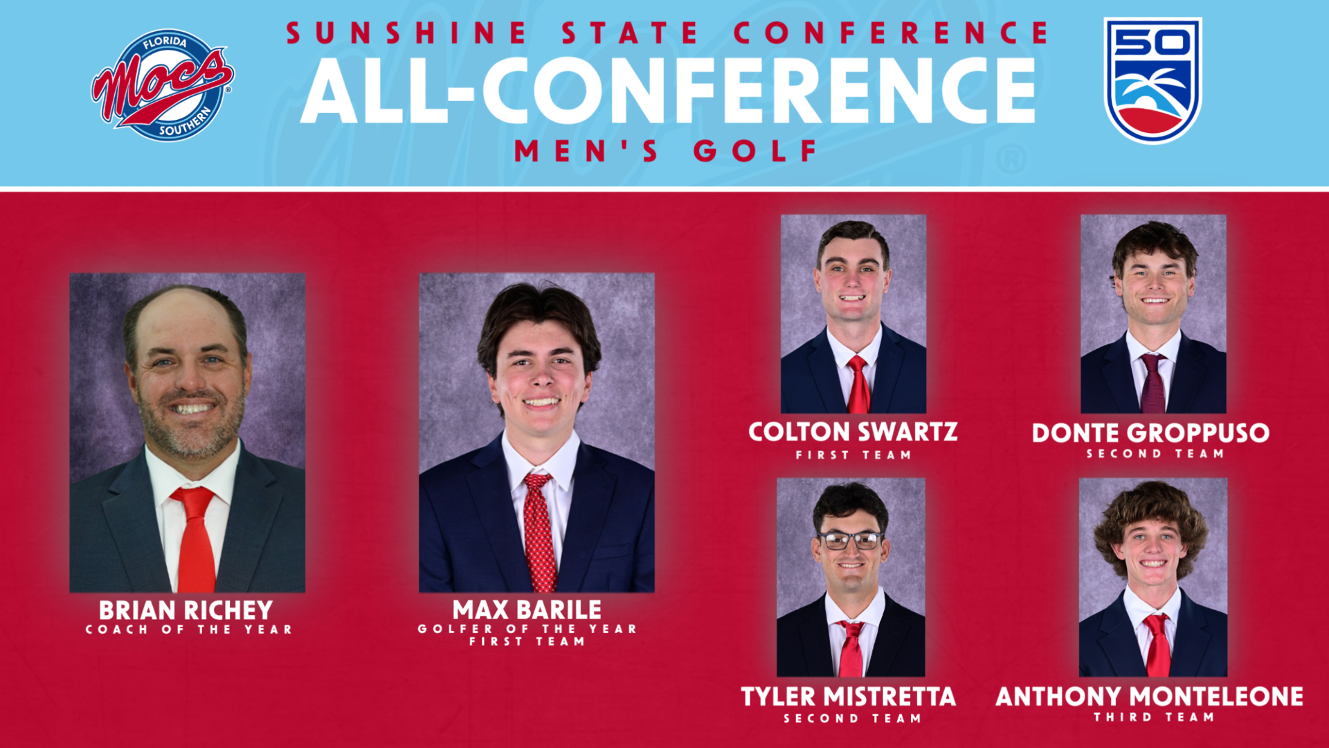 2026 All-SSC Men's Golf