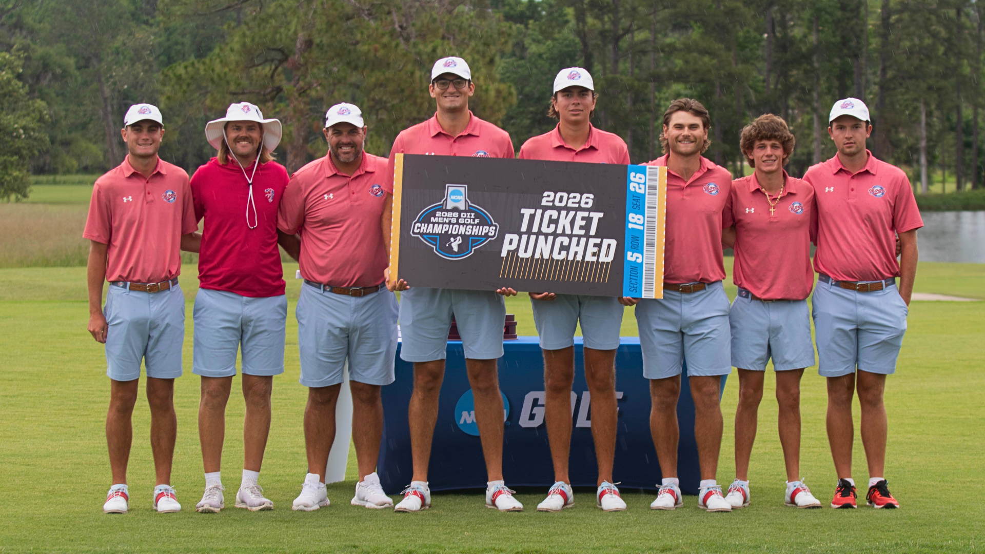 Men's Golf 2026 Ticket Punched NCAA Regionals