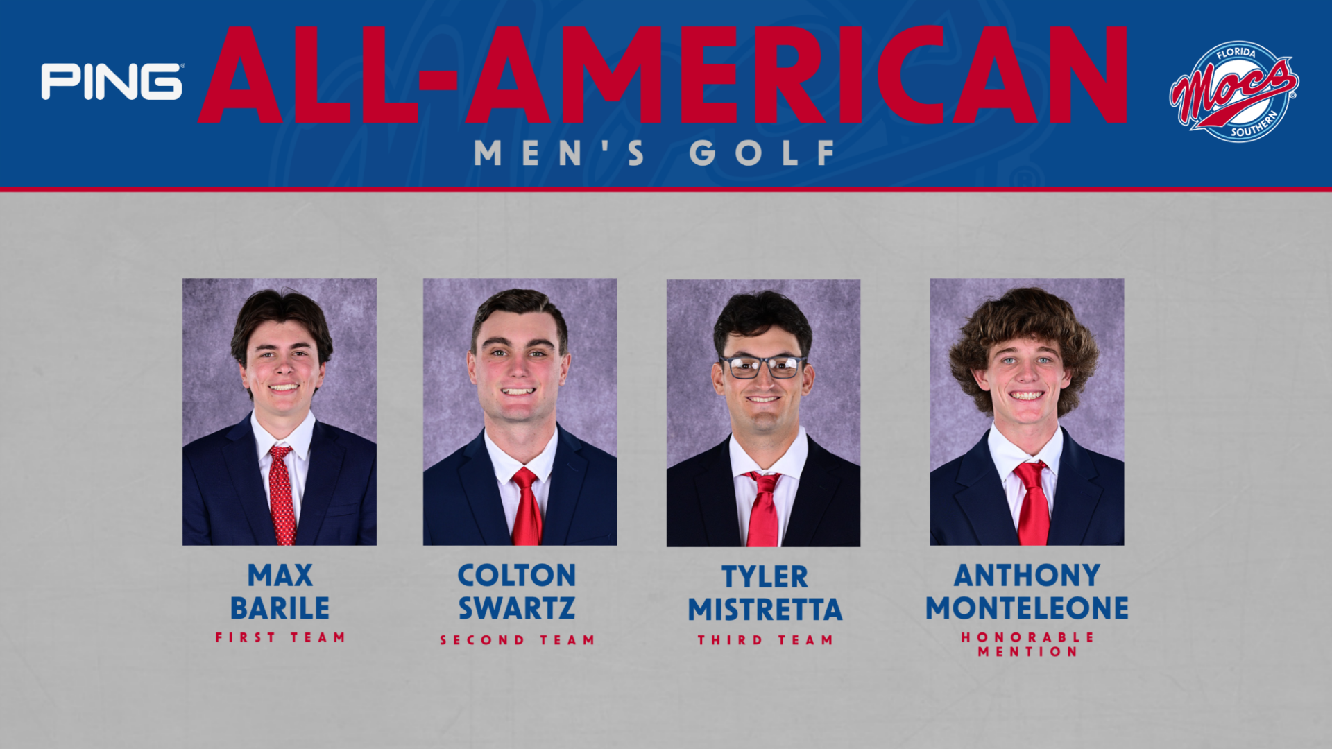 2026 Men's Golf All-Americans