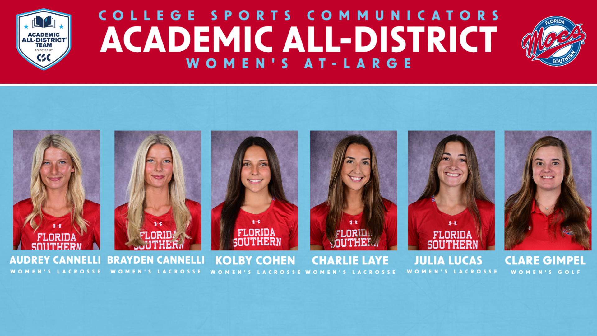 CSC Academic All-District At-Large Women 2026