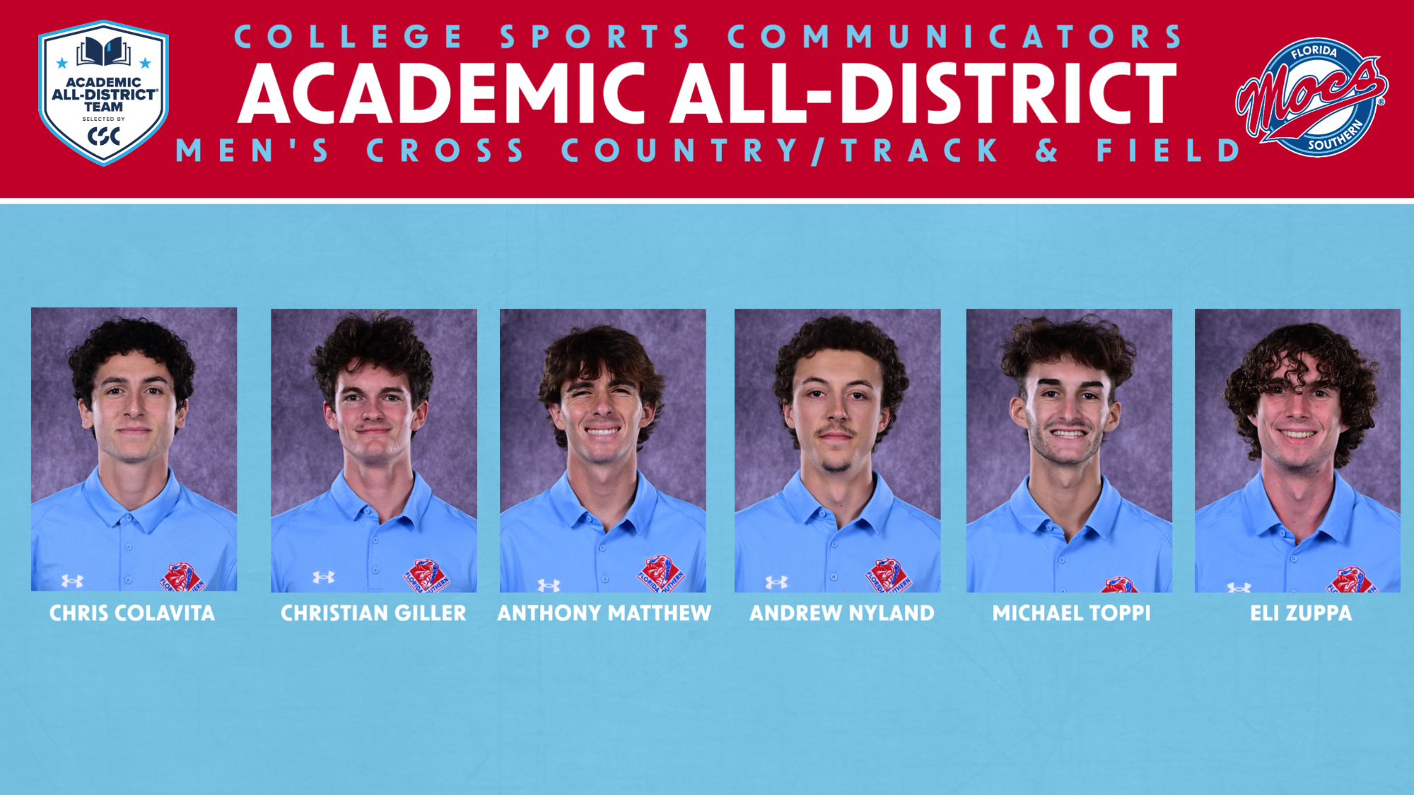 CSC Academic All-District XC/Track - Men