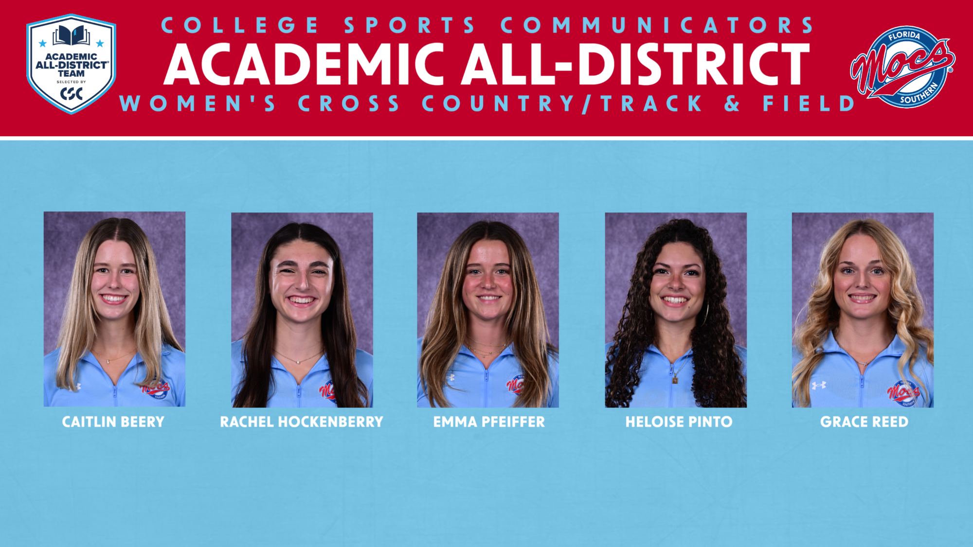 CSC Academic All-District Women's XC/Track
