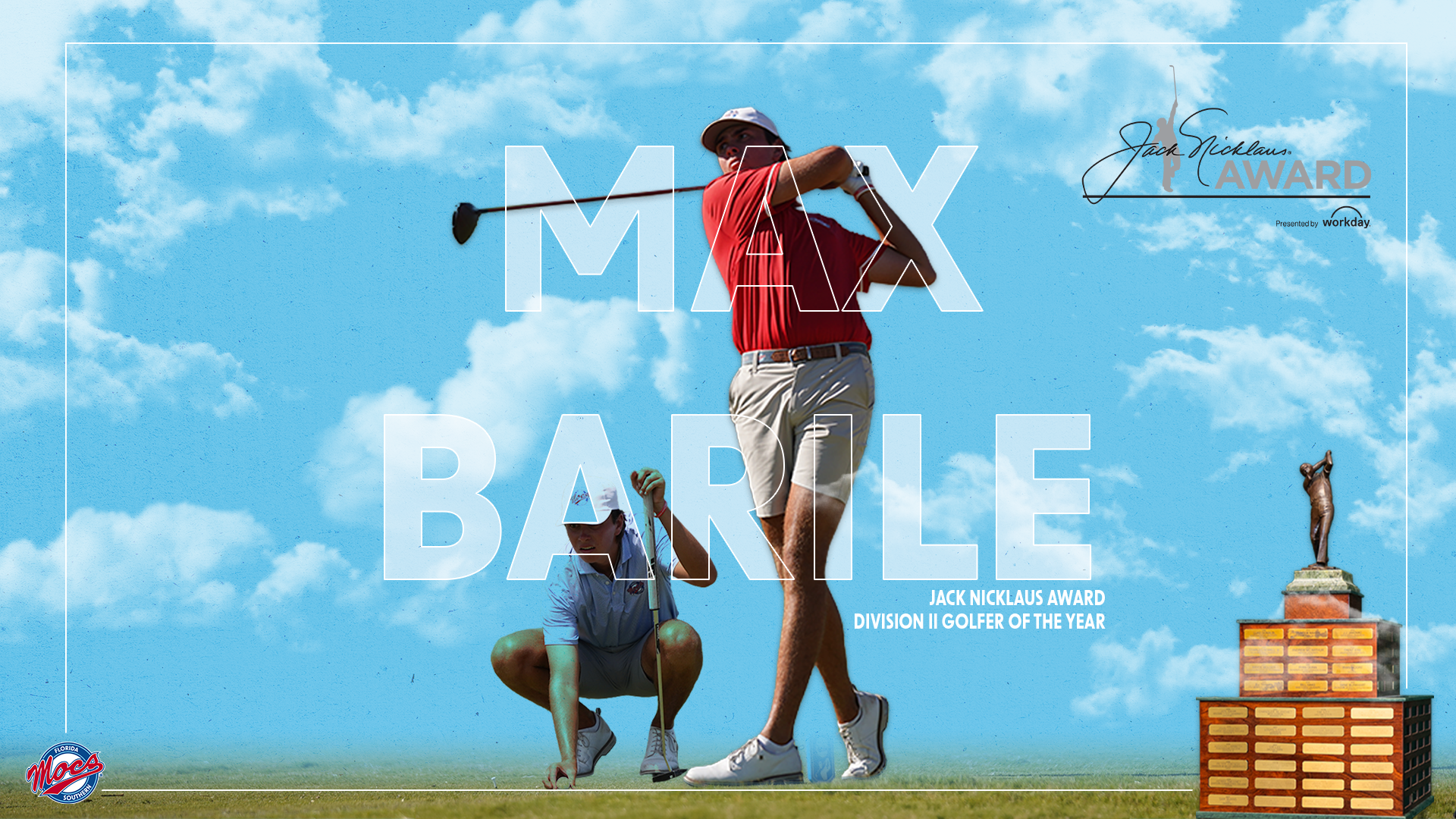 Max Barile Jack Nicklaus 2026 Division II Golfer of the Year