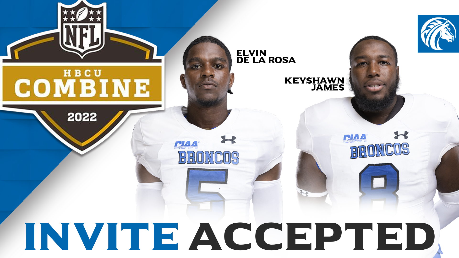 De La Rosa and James to Participate in the NFL HBCU Combine