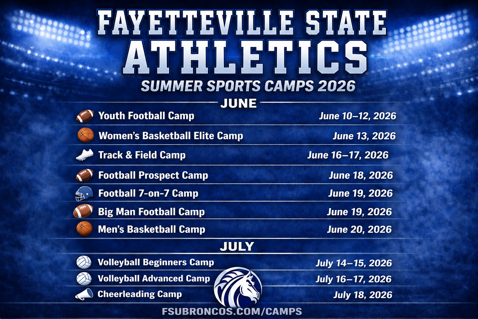 2026 Summer Camps