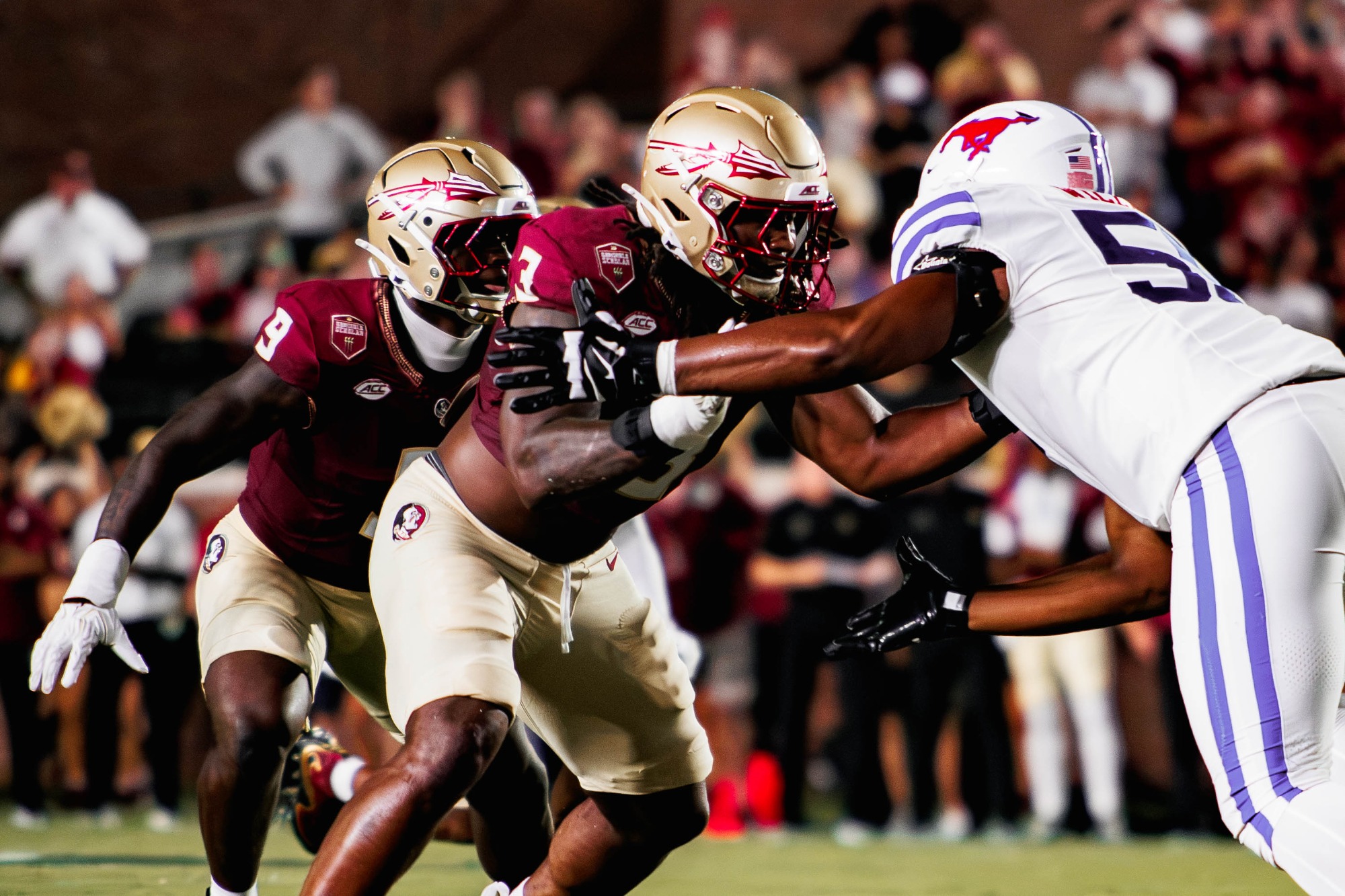Florida State Seminoles playing SMU at Doak Campbell Stadium on September 7 2026