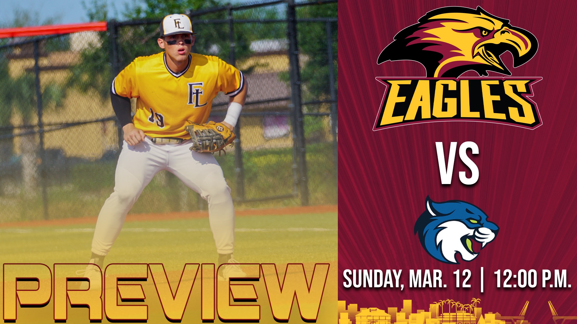Baseball Hosts Bryant & Stratton Sunday University of Fort Lauderdale