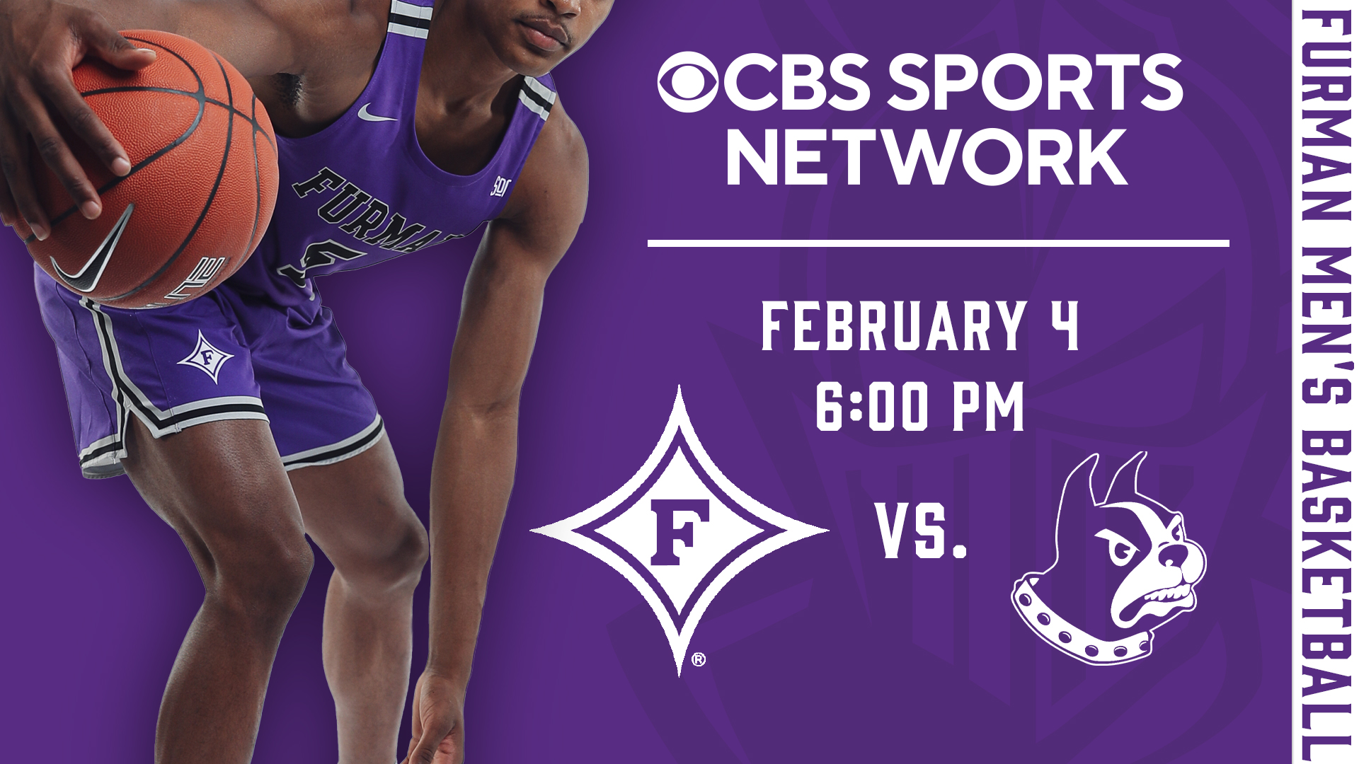 February FurmanWofford Showdown To Air On CBS Sports Network Furman