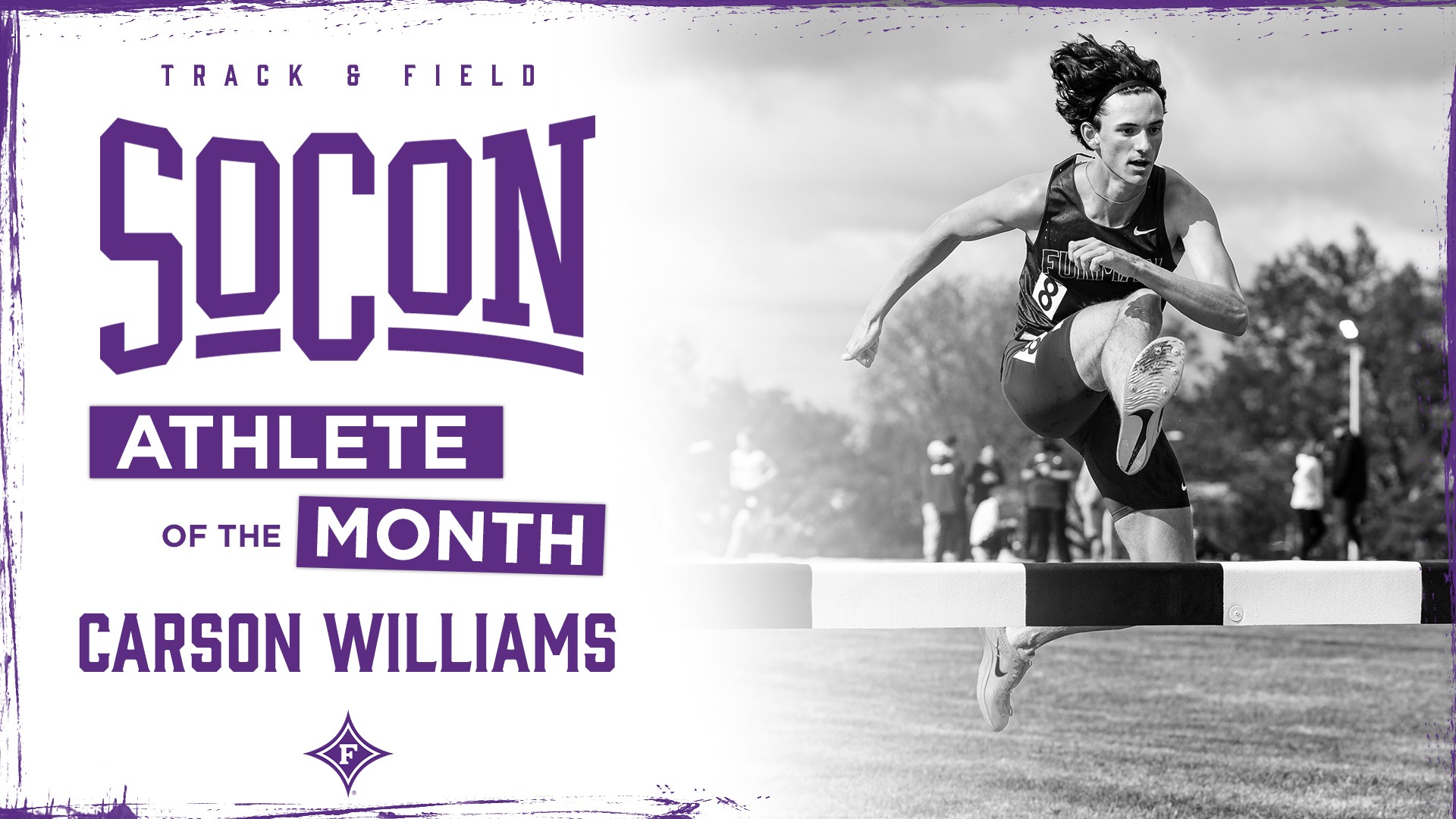 Furman's Williams Voted SoCon Men's Outdoor Track Athlete Of The Month