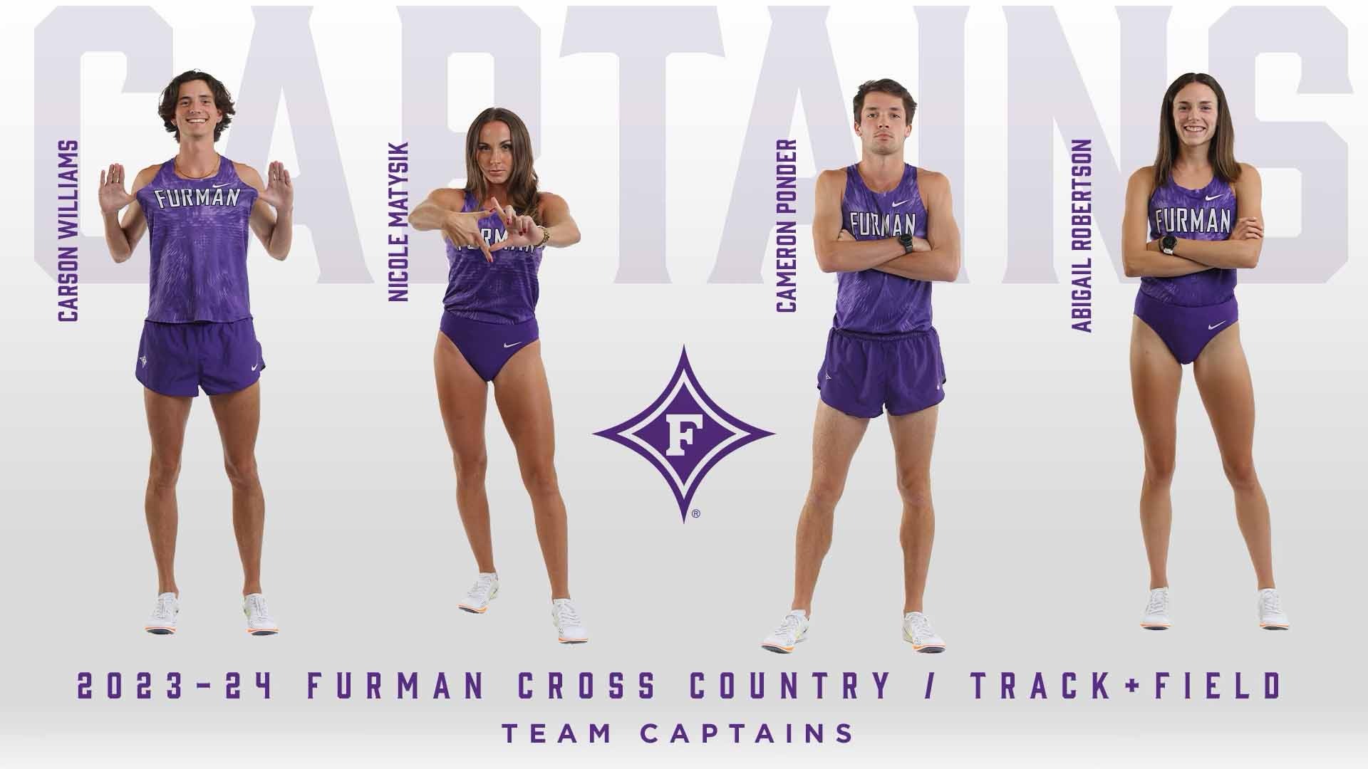 Furman Cross Country/Track & Field Announces 202324 Team Captains