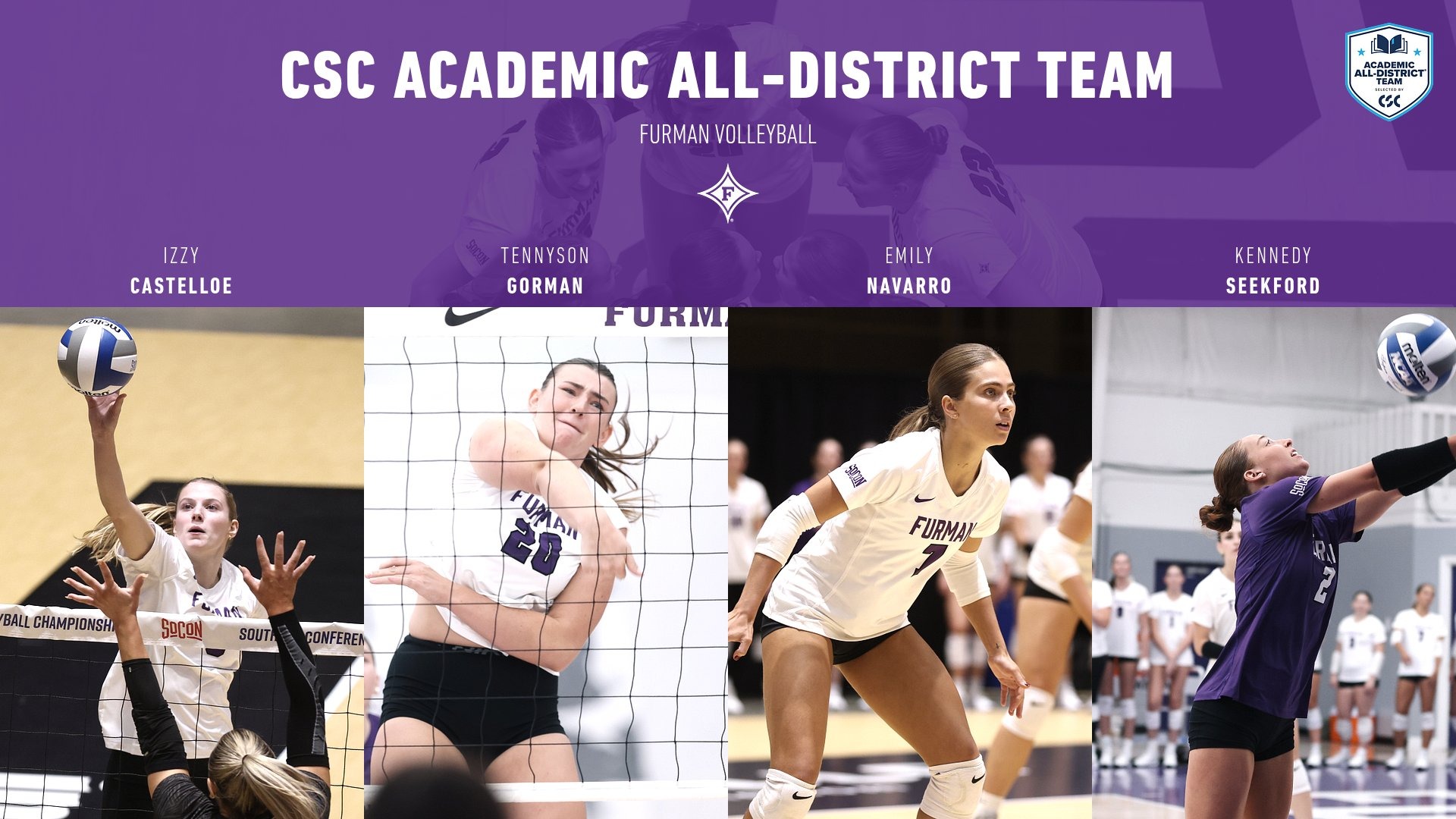 Volleyball CSC Academic All-District