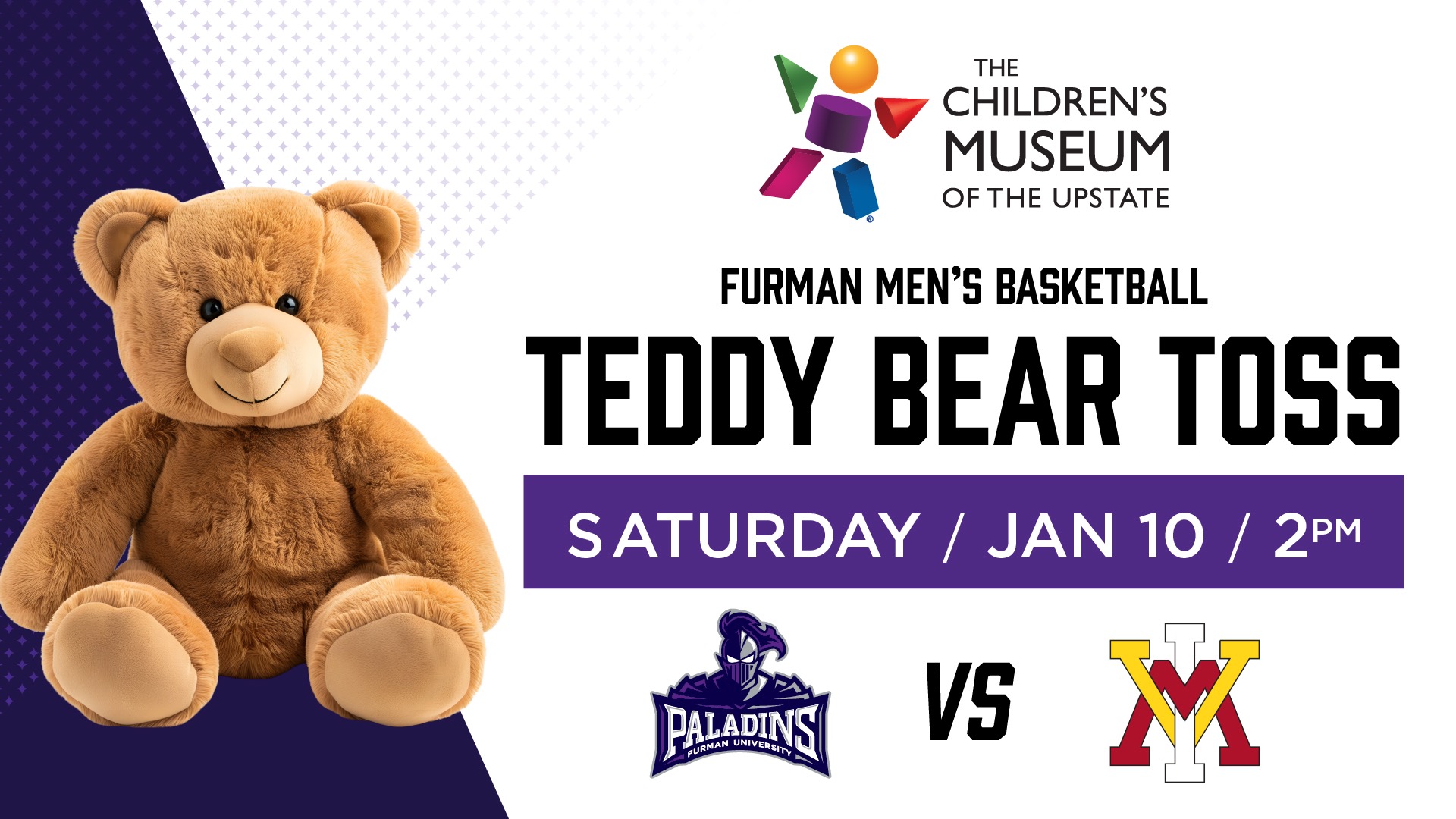 Teddy Bear Toss Graphic Jan. 10