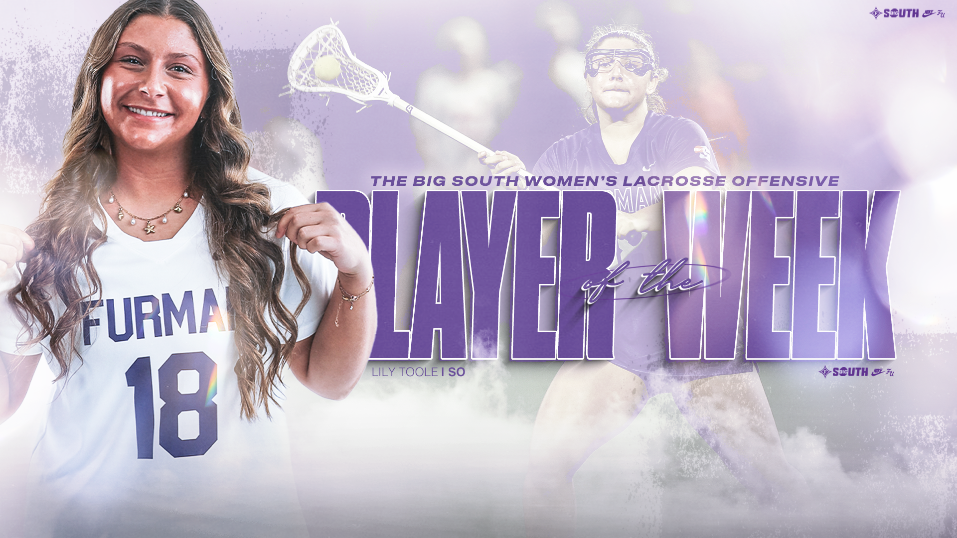 Lily Toole Big South Offensive Player of the Week