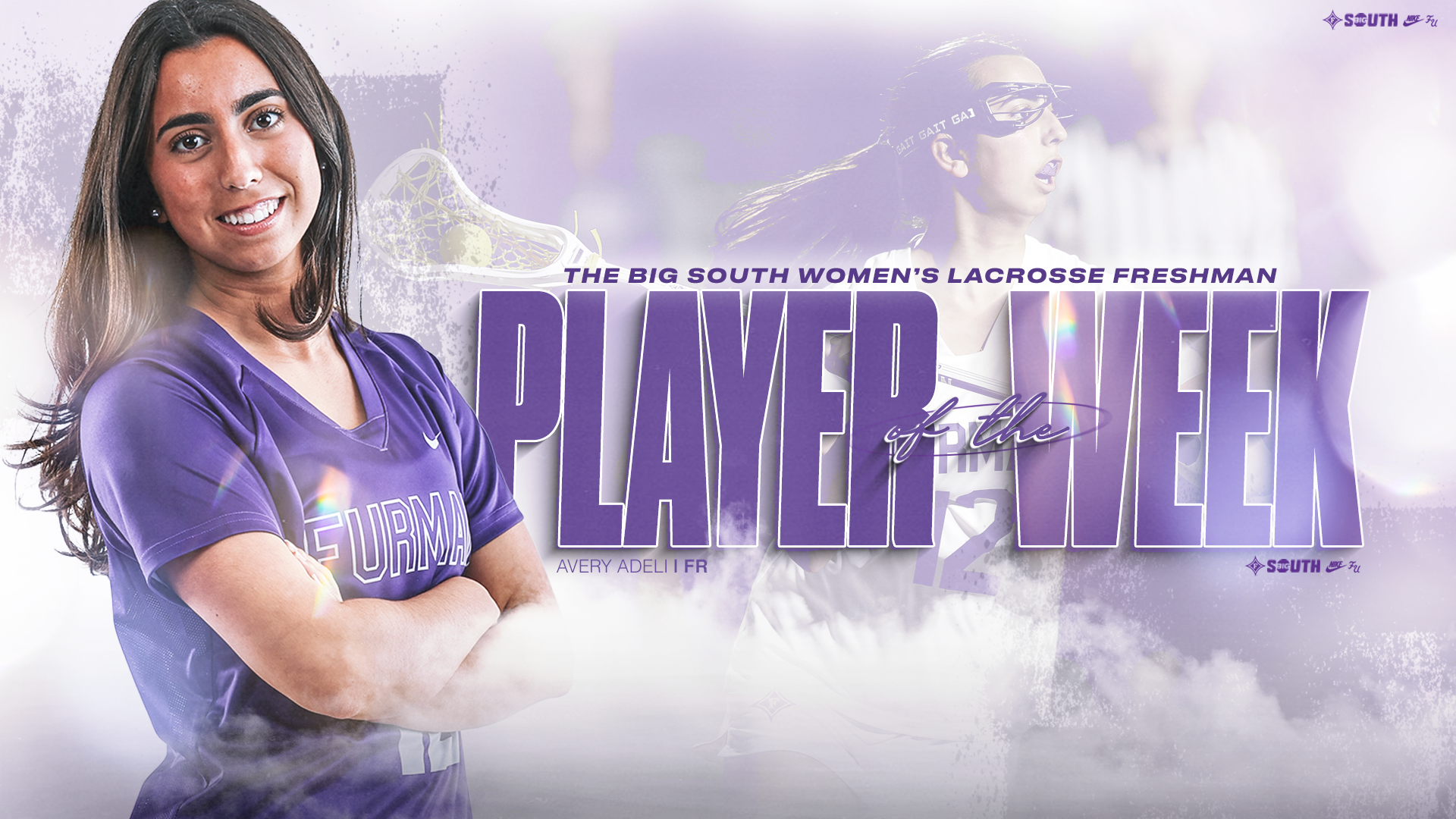 Avery Adeli Big South Freshman of the Week