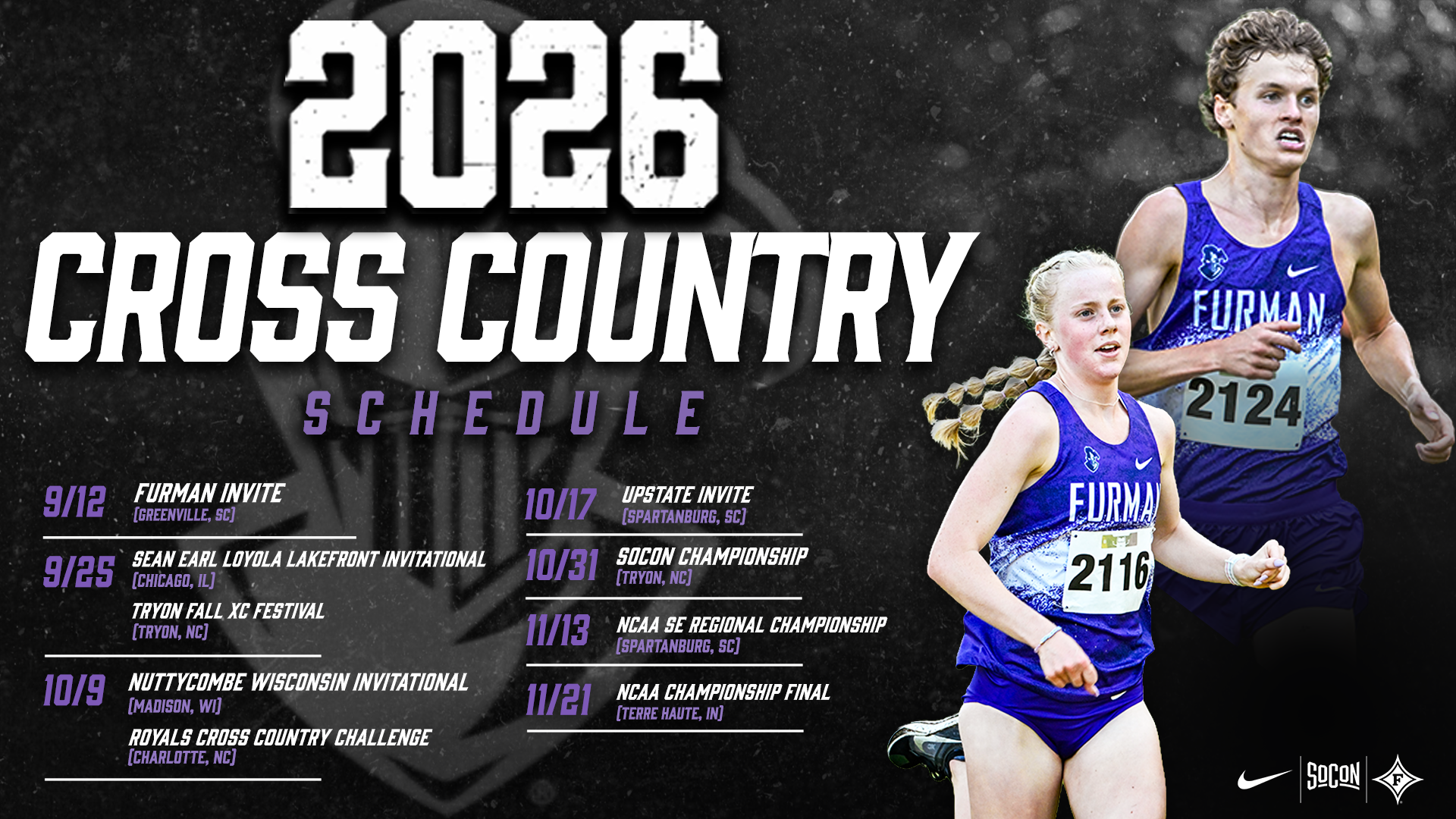 2026 XC Schedule update
