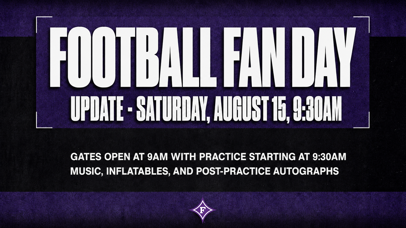 Fan Day Update