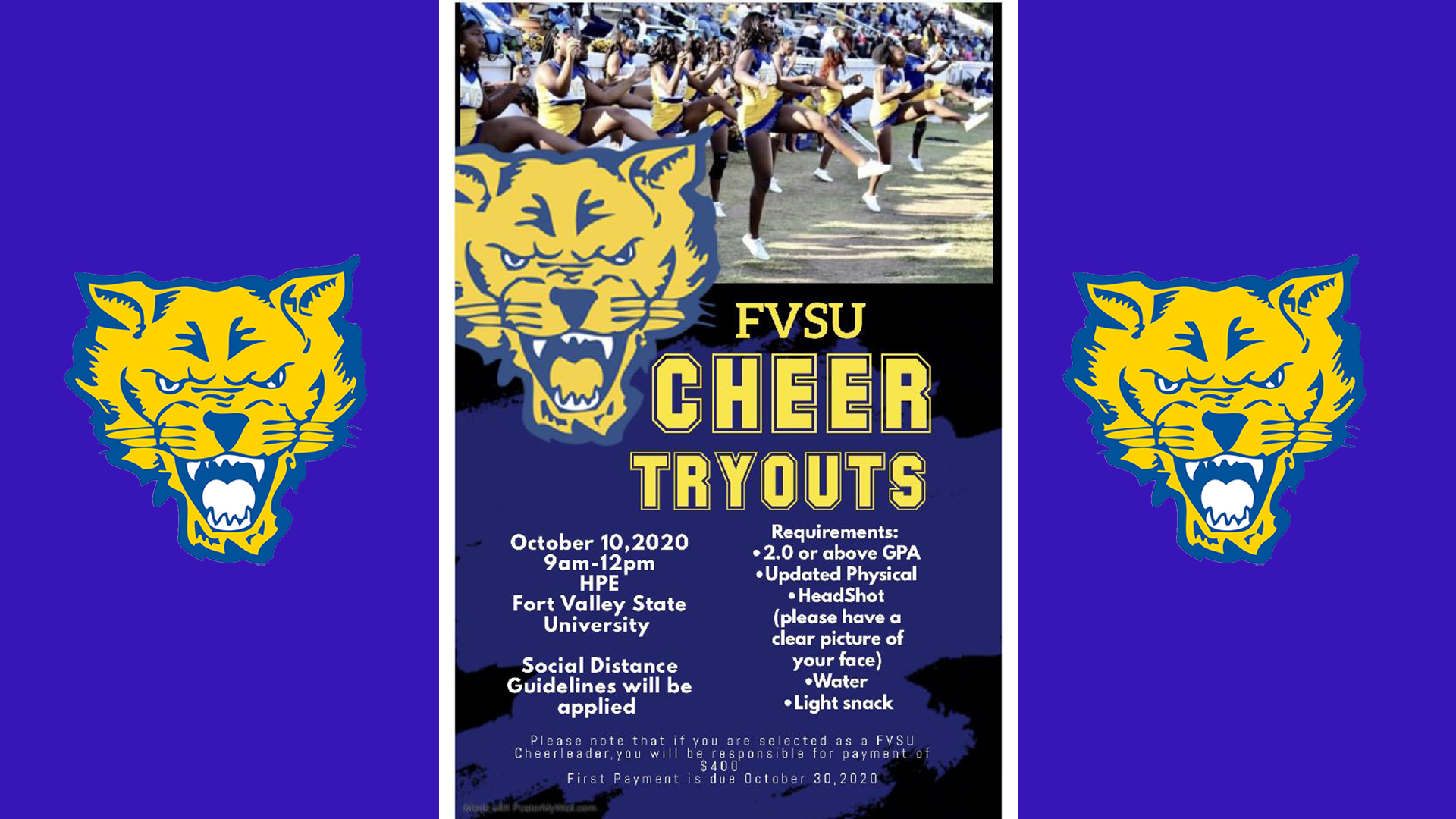 20 cheer tryouts