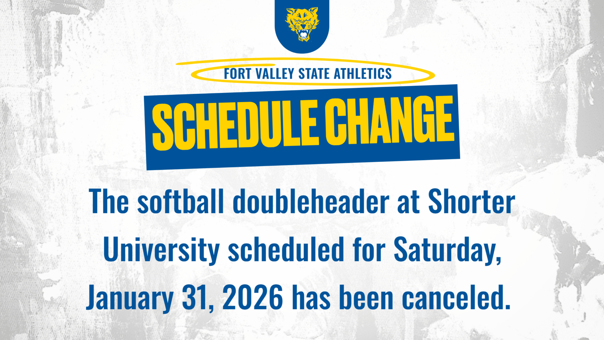 Schedule Change