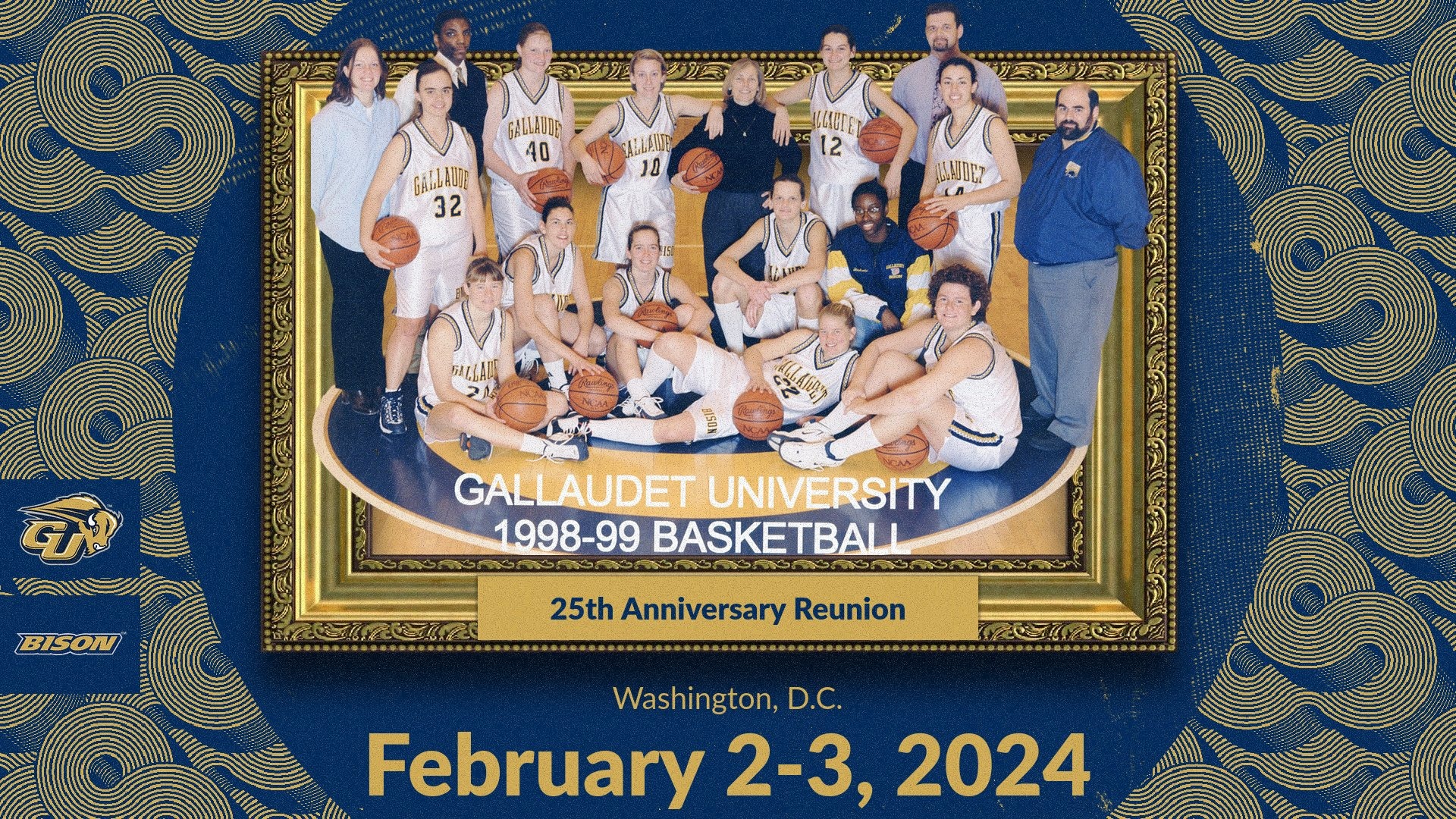 25th Anniversary Reunion of the 199899 Gallaudet Women's Basketball