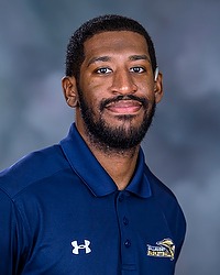Gallaudet men's basketball student assistant coach Corey Smith headshot 
