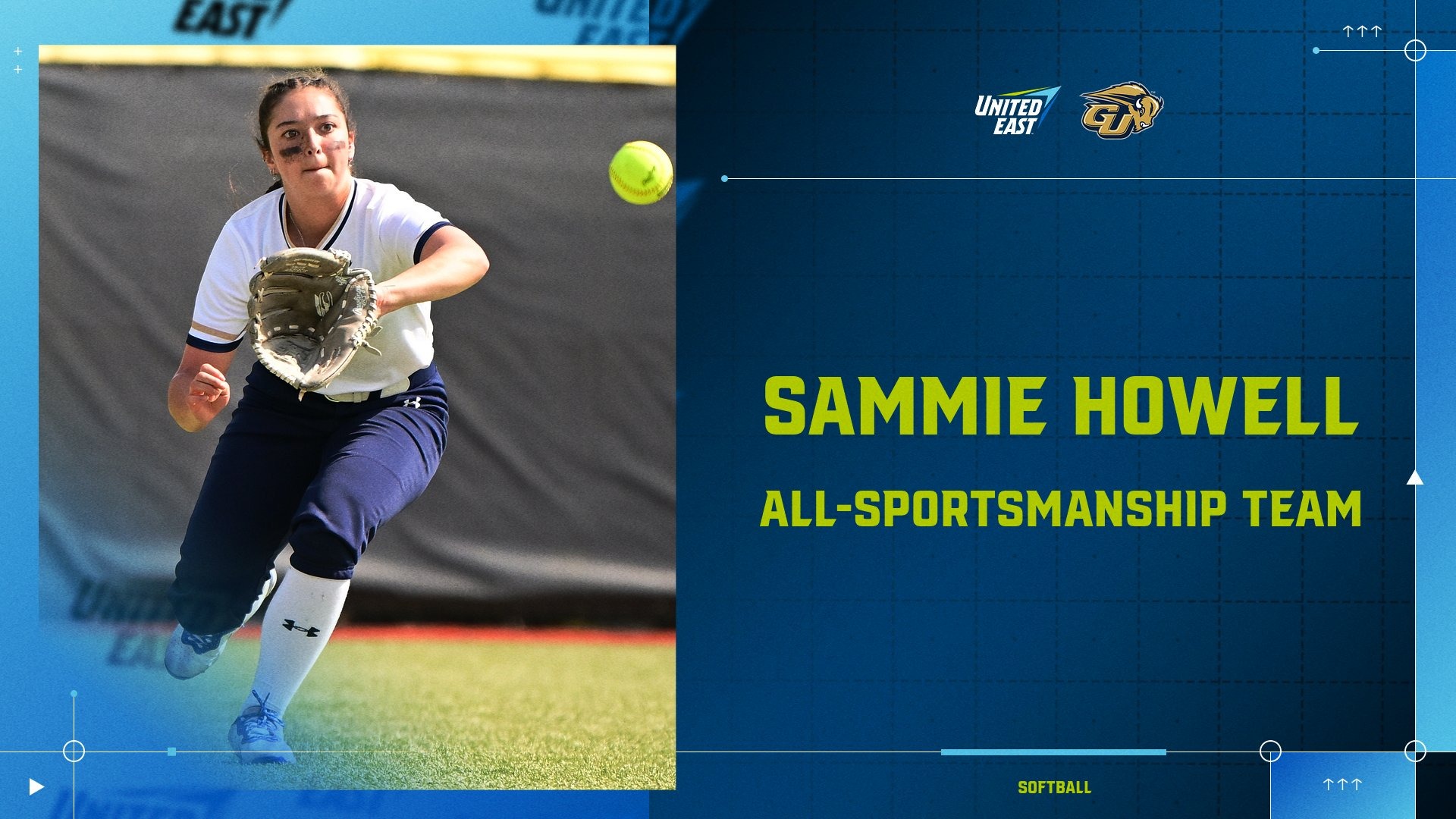 2026 United East All-Sportsmanship Team graphic - Sammie Howell (Softball)
