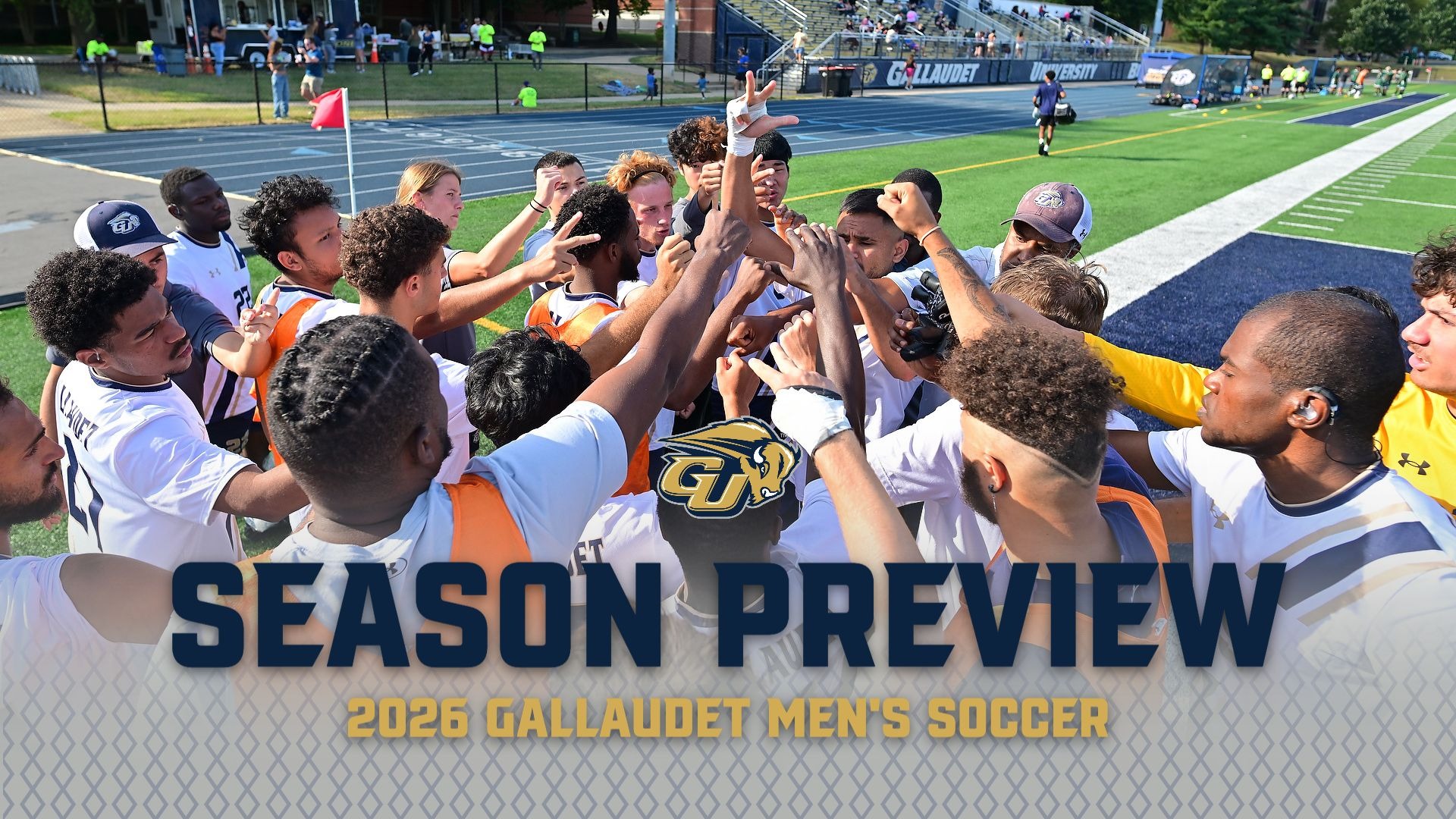 2026 Gallaudet University Men's Soccer Season Preview graphic