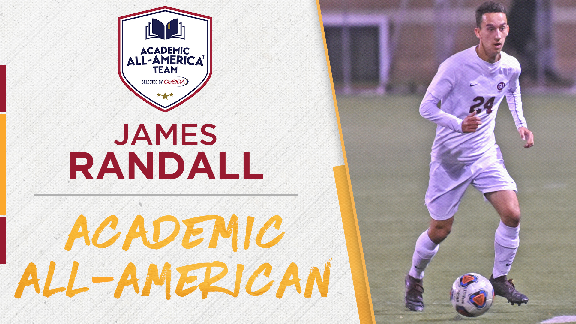 Randall Named 2019 CoSIDA Academic AllAmerican Gannon University