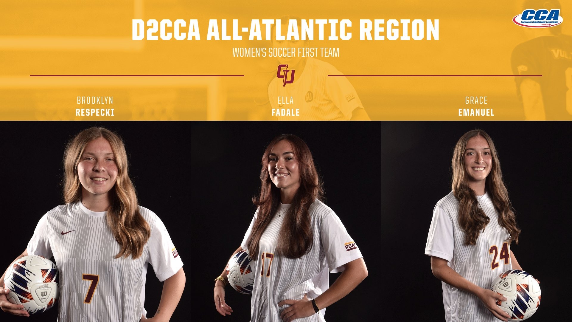 WSOC D2CCA All-Atlantic Region 1st Team