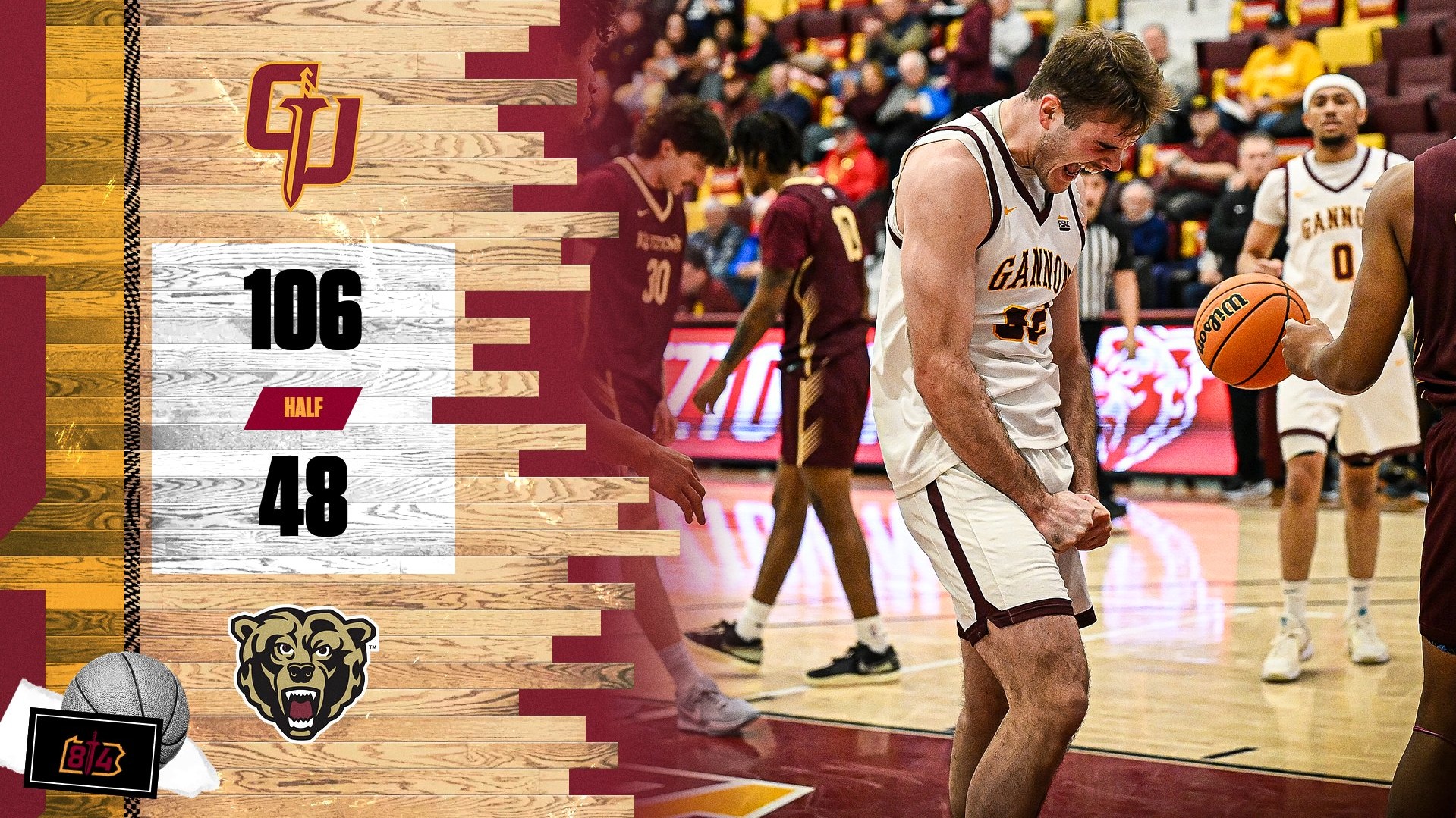 Gannon 106, Kutztown 48