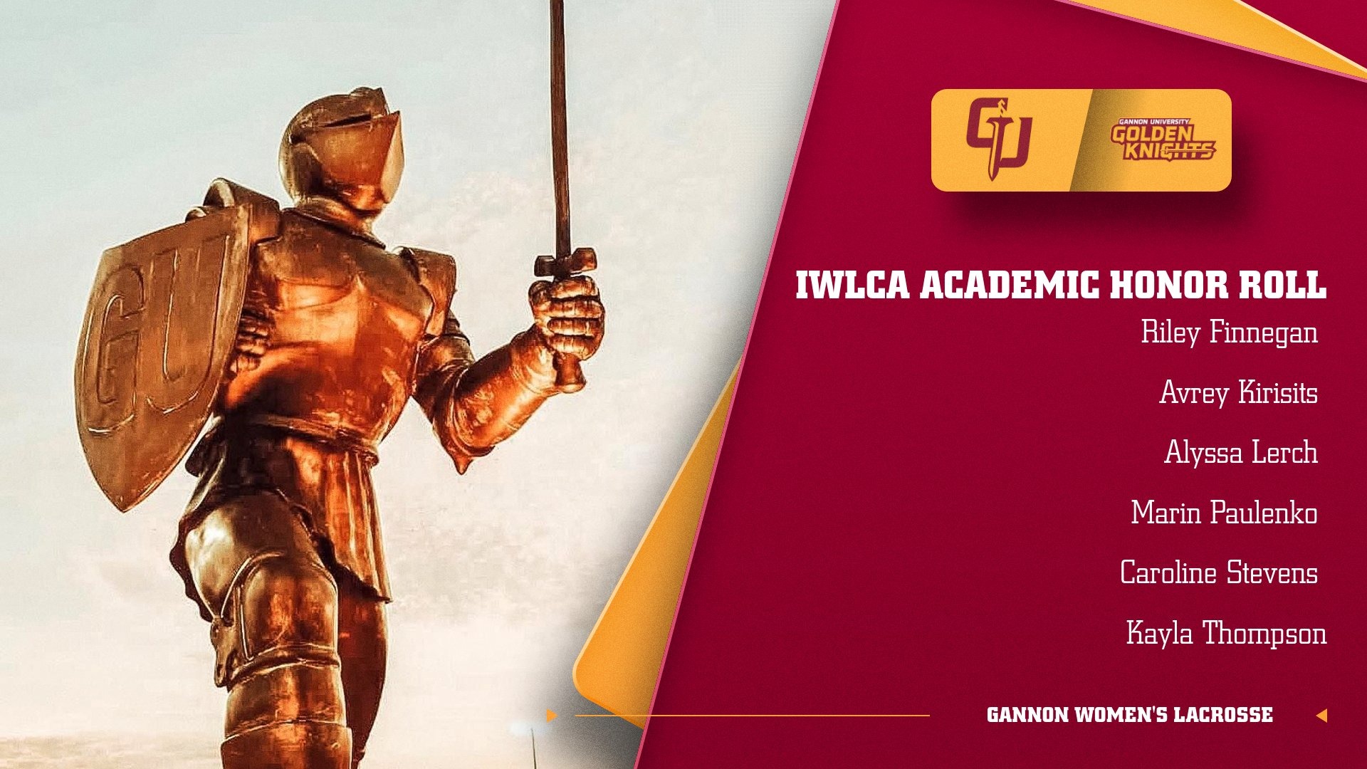 IWLCA Academic Honor Roll