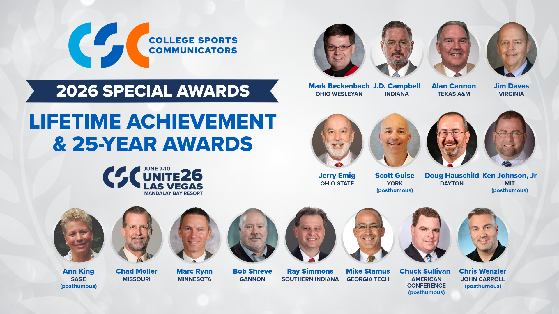 csc lifetime achievement award 