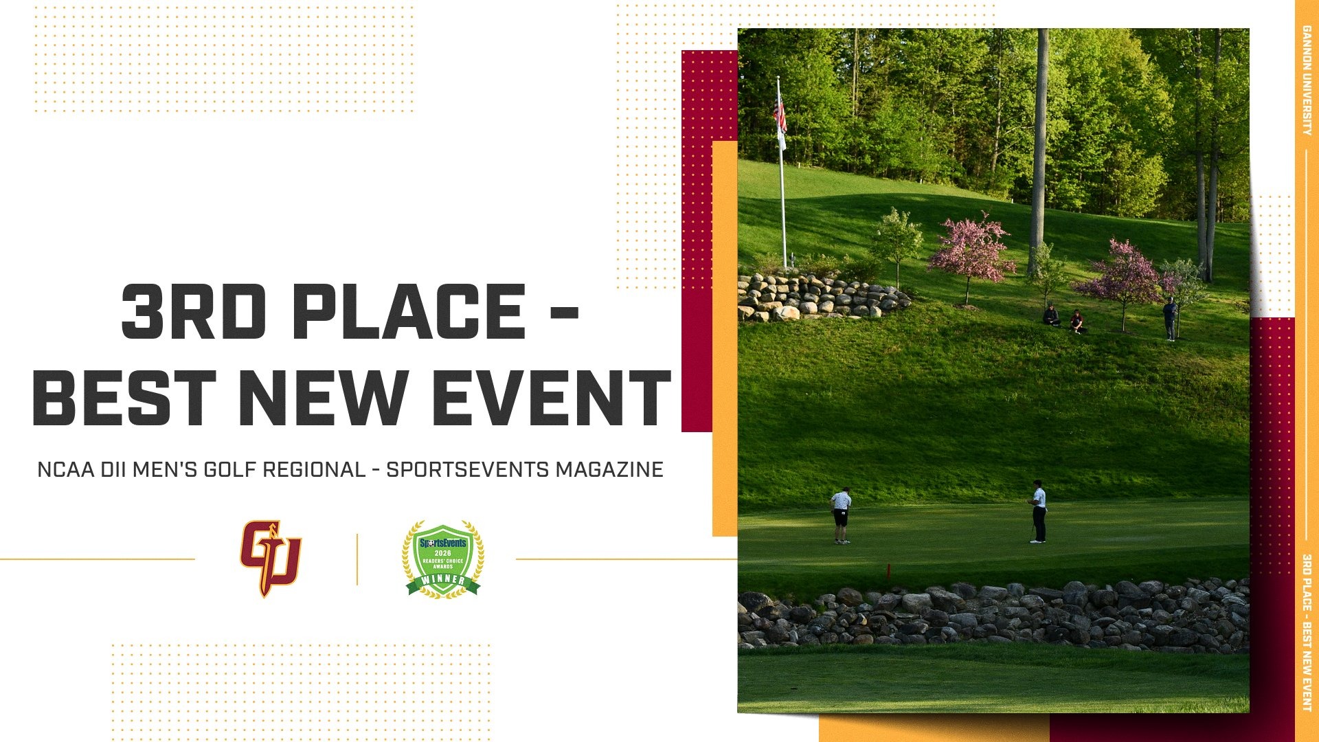 DII Men's Golf Regional - 3rd Place Best New Event SportsEvents Magazine