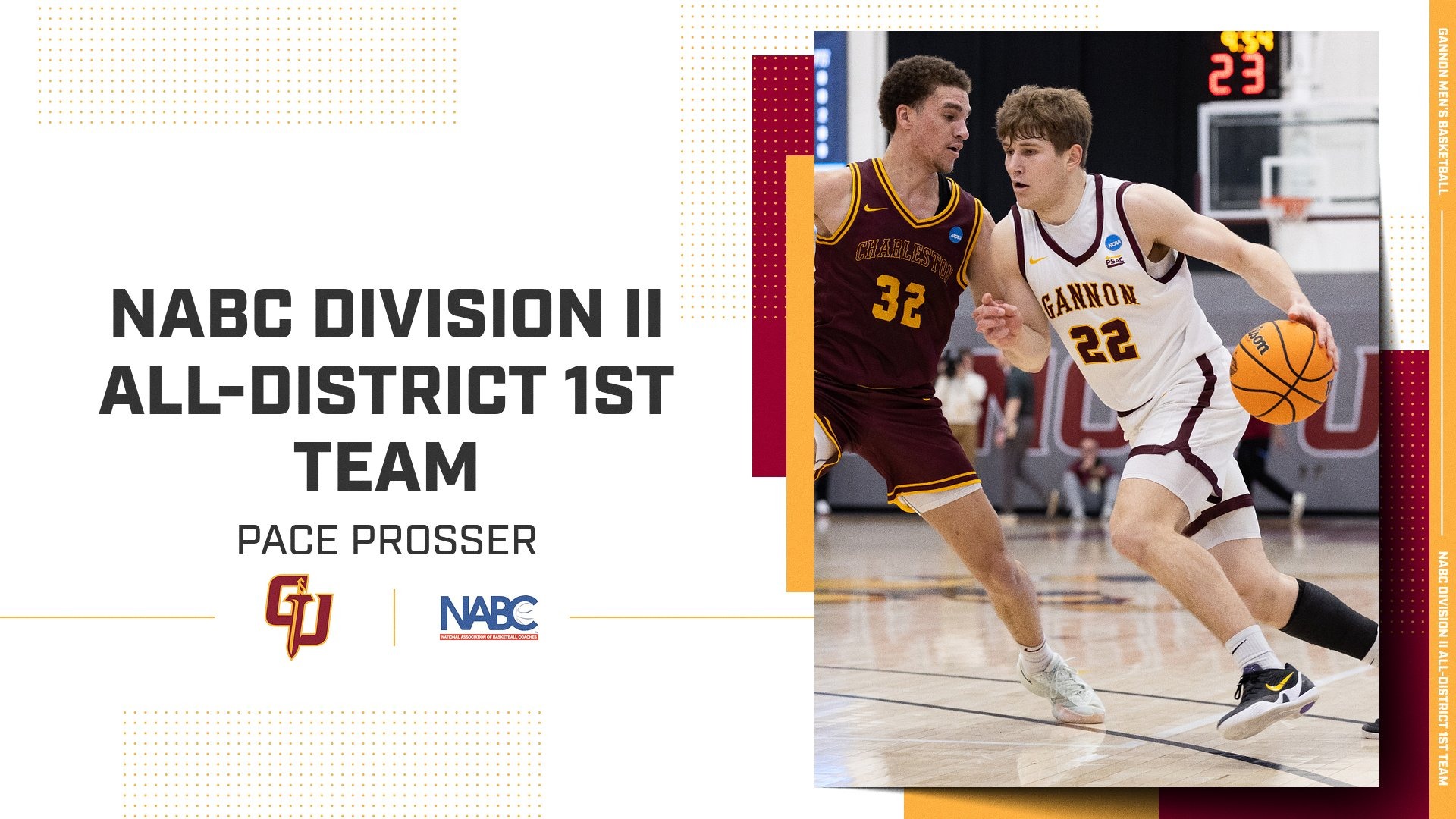 Pace Prosser NABC All-District 1st Team