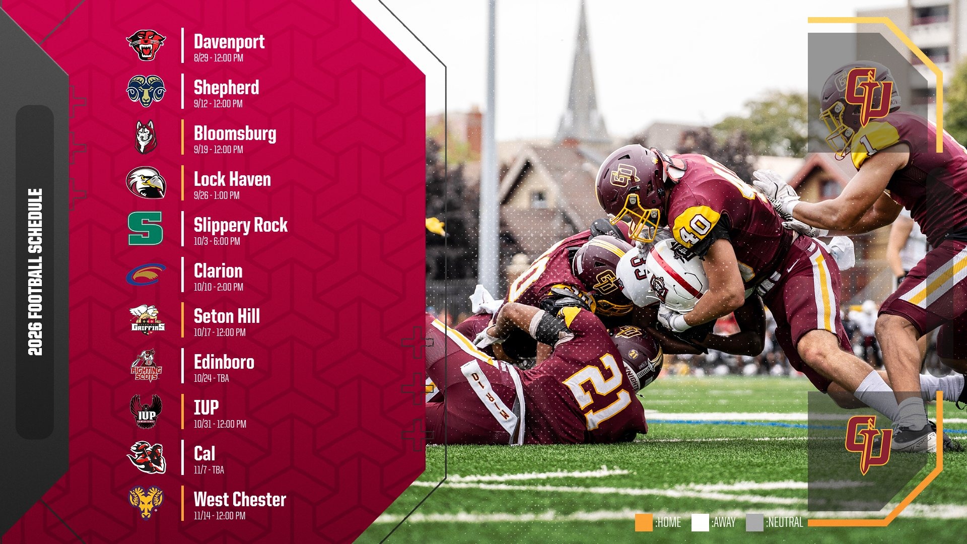 2026 Football Schedule