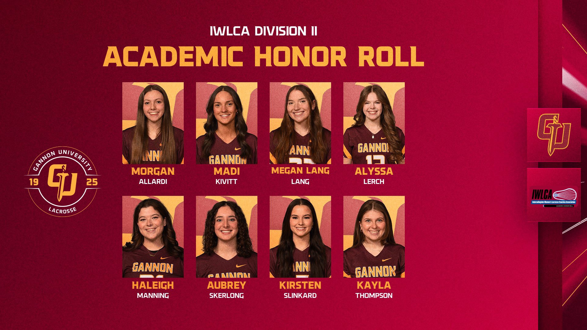 Women's Lacrosse Updated Honor Roll 