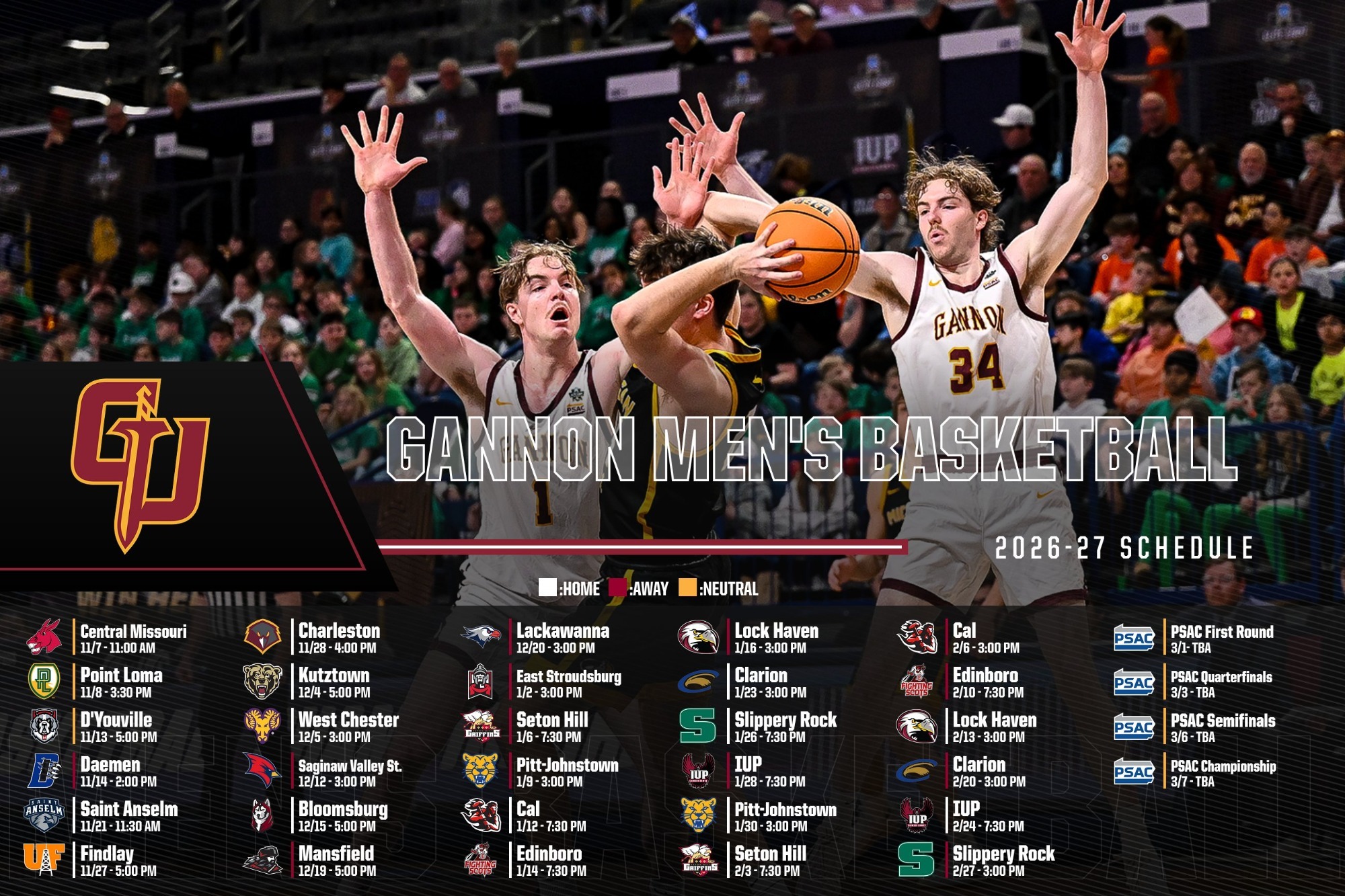 Men's Basketball Scheudle Story 