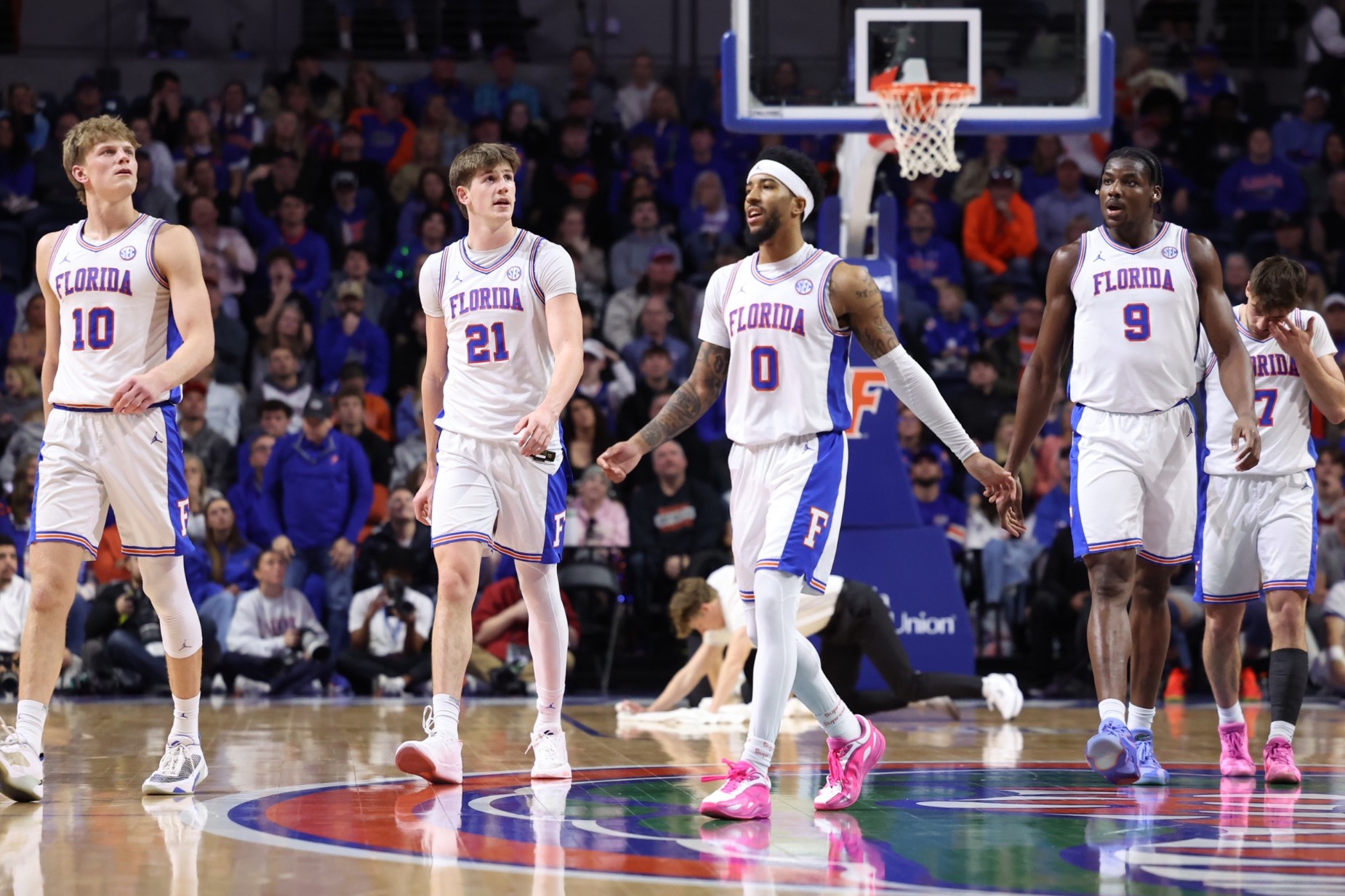 Thomas Haugh, Alex Condon, Boogie Fland and Rueben Chinyelu, Florida Gators